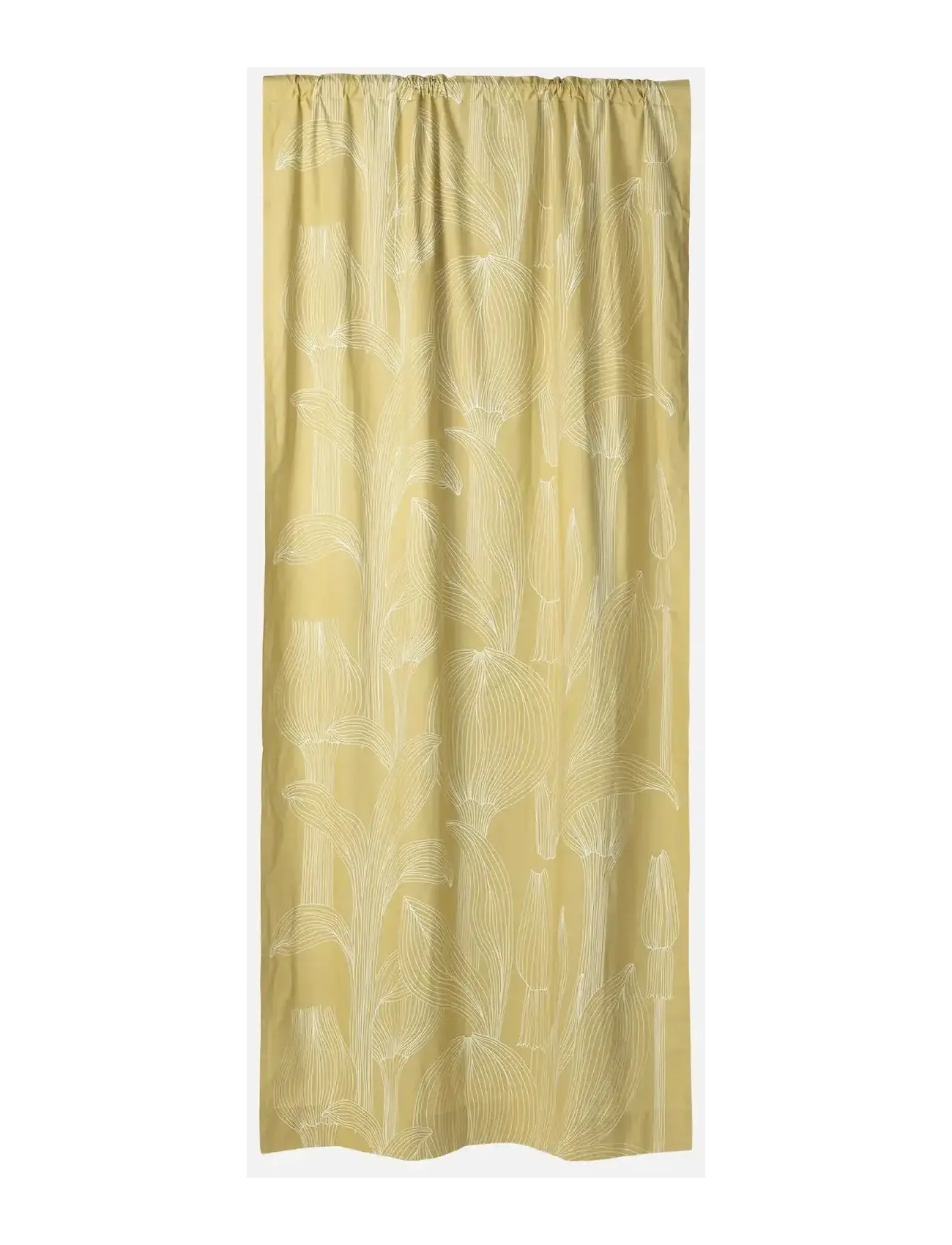 Marimekko Home KUKAT PUHKEAVAT CURTAIN - Gardiner - KHAKI, WHITE / khaki/green