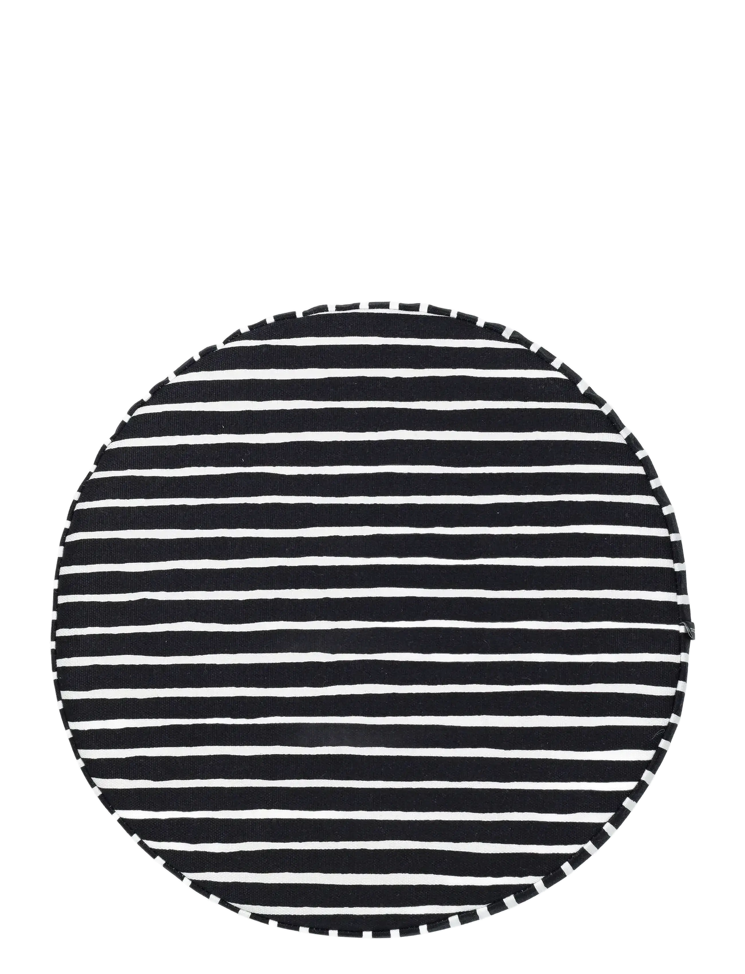 Marimekko Home Piccolo Round Seat Pad, One Size, Textiles, Schwarz - Pads, Homeware