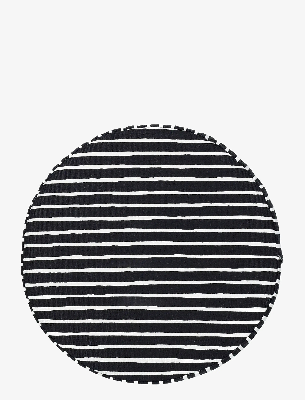 Marimekko Home - PICCOLO ROUND SEAT PAD - stuhlkissen - black, white - 0