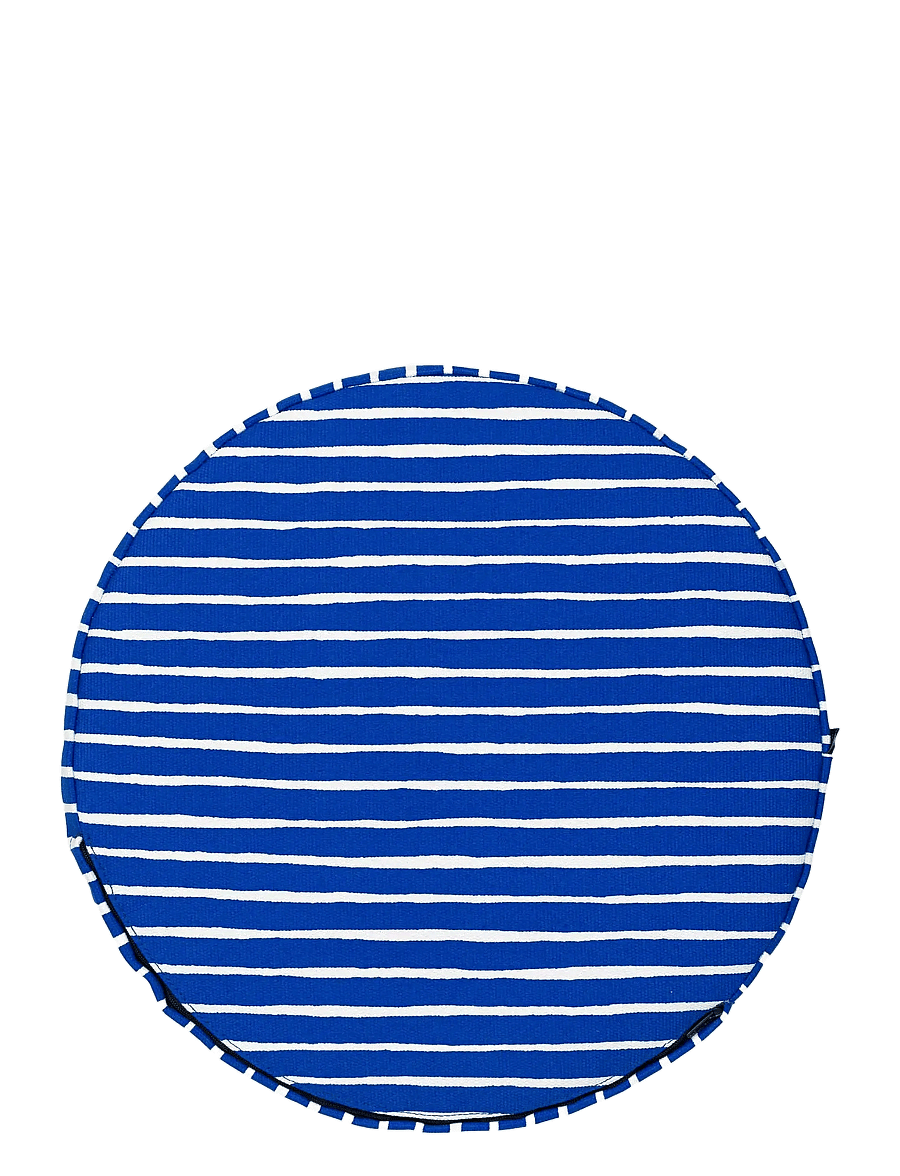 Marimekko Home - PICCOLO ROUND SEAT PAD - tooli padi - blue, white - 0
