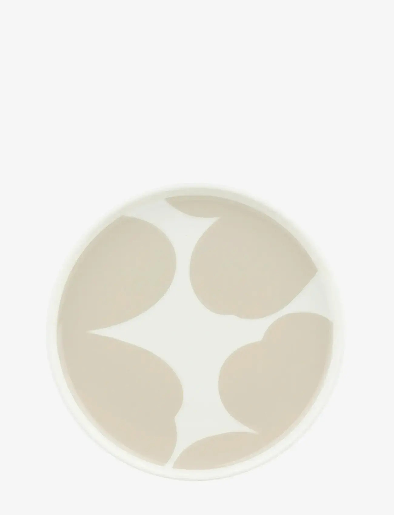 Marimekko Home - ISO UNIKKO PLATE 20 CM - mattallrikar - white, straw - 0