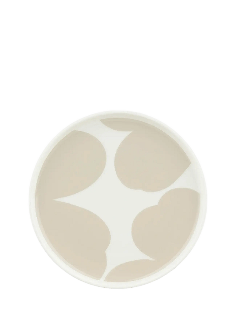 Marimekko Home - ISO UNIKKO PLATE 20 CM - speiseteller - white, straw - 0