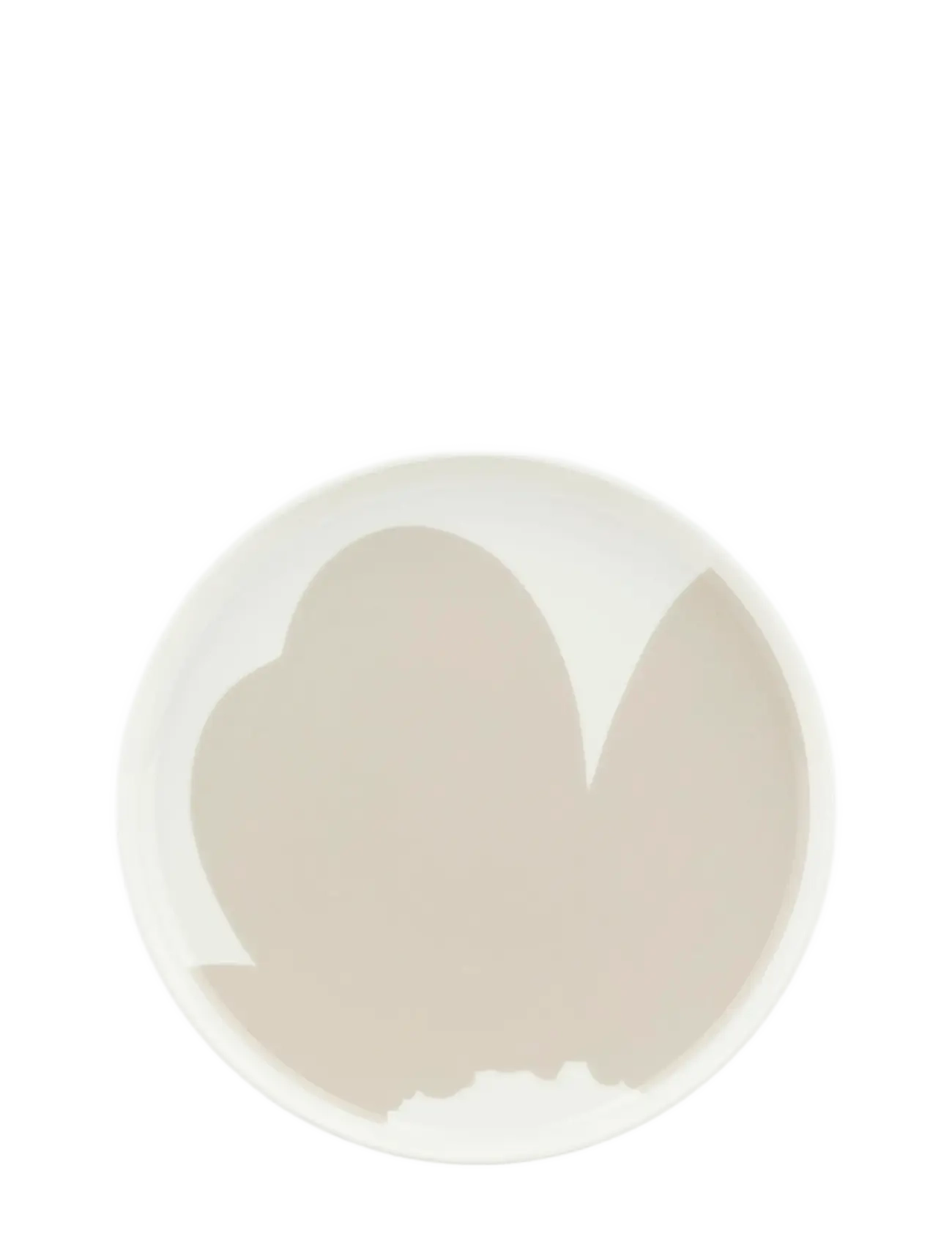 Marimekko Home ISO UNIKKO PLATE 25 CM - Dinner plates - WHITE, STRAW / white