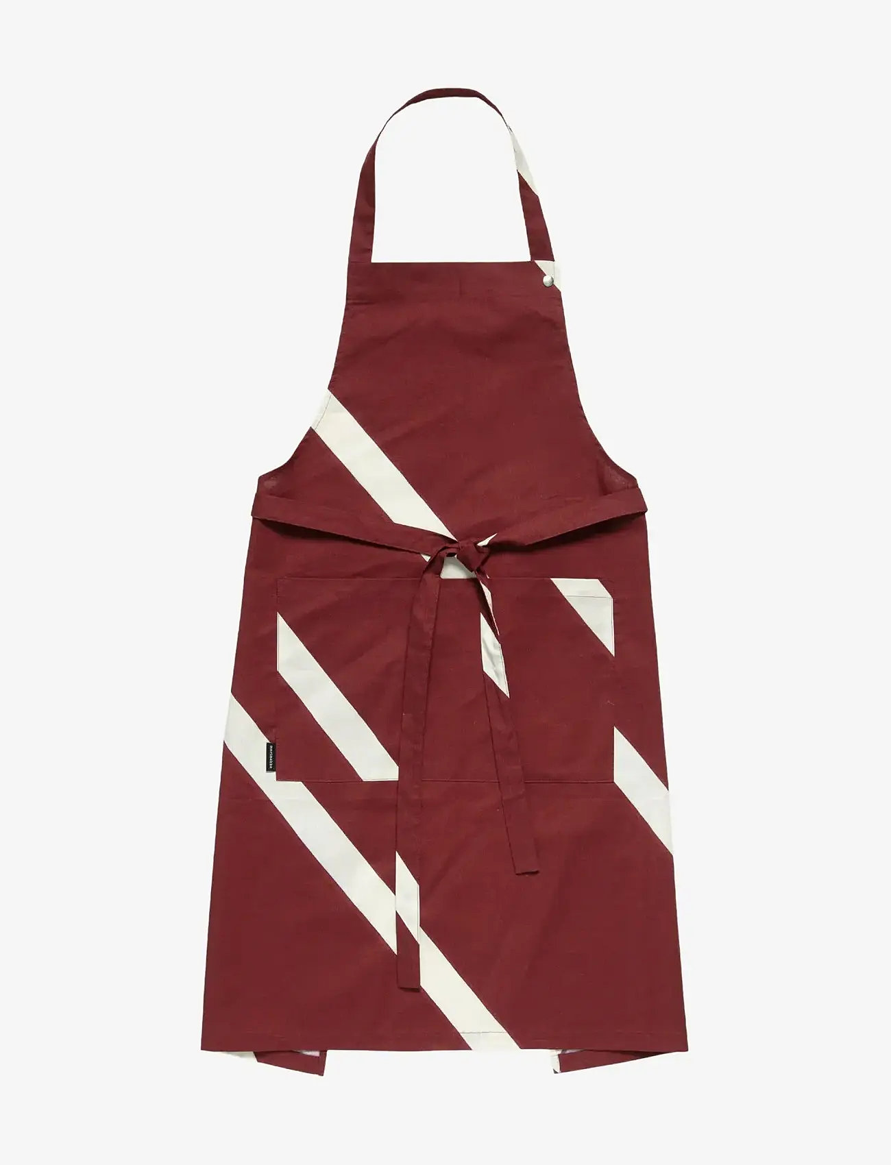 Marimekko Home - BASSO APRON - forklær - burgundy, cream - 0