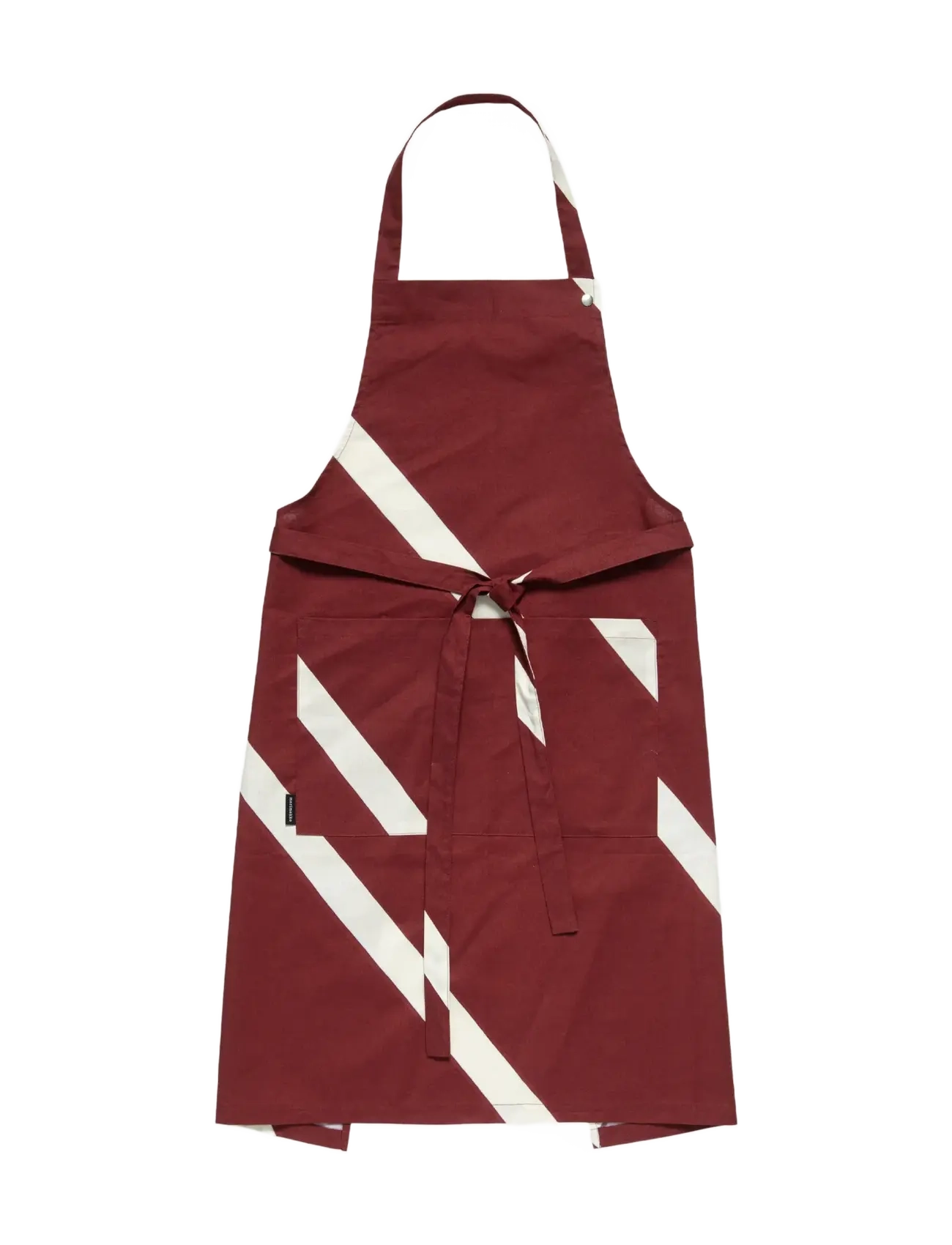 Marimekko Home BASSO APRON - Forklæder - BURGUNDY, CREAM / burgundy