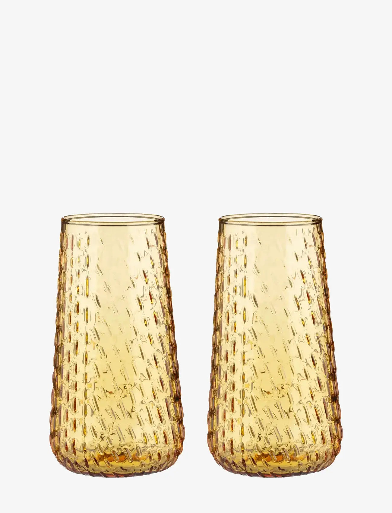 Marimekko Home - SYKSY FLUTE GLASS  2 PCS - trinkgläser - honey - 0
