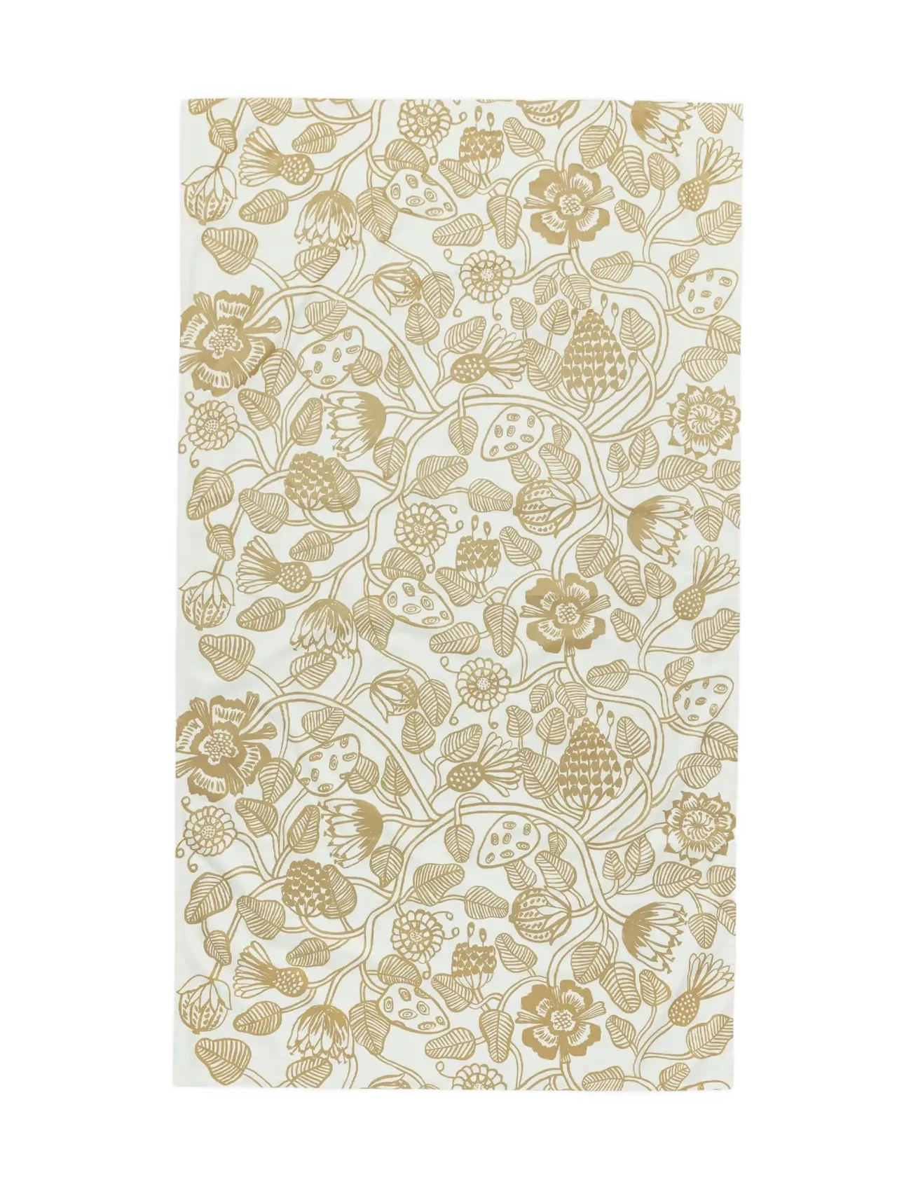 Marimekko Home - TIARA TABLECLOTH 135X250 CM - obrusy i bieżniki - white, gold - 1