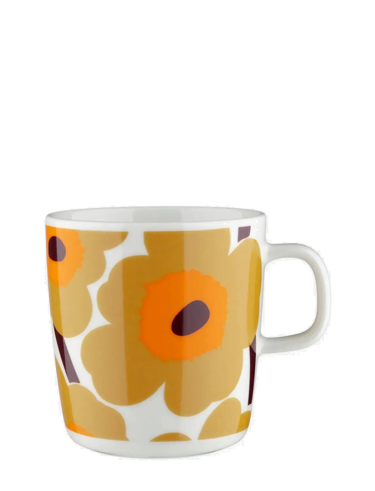 Marimekko Home UNIKKO MUG 4 DL - Krus & Kopper - WHITE, CARAMEL, WARM OR / multi