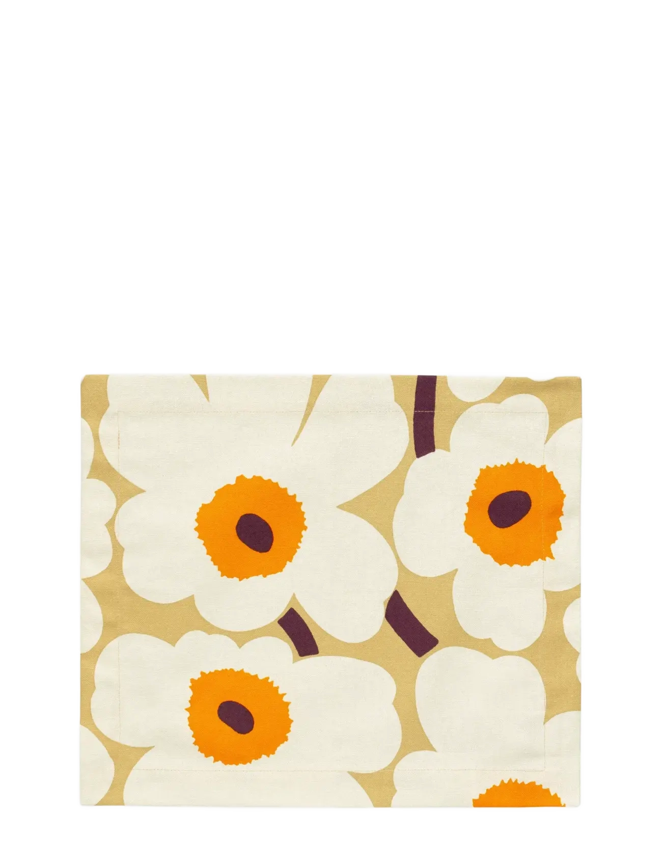 Marimekko Home Pieni Unikko Placemat 35X40 Cm, cm, Tableware, Gelb - Placemats, Homeware