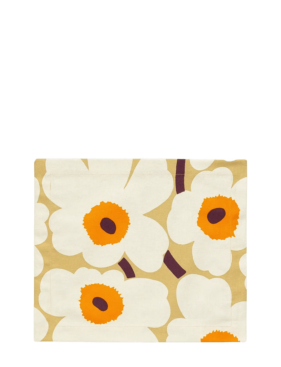 Marimekko Home - PIENI UNIKKO PLACEMAT 35X40 CM - taldrikualused - carame, cream, warm or - 0