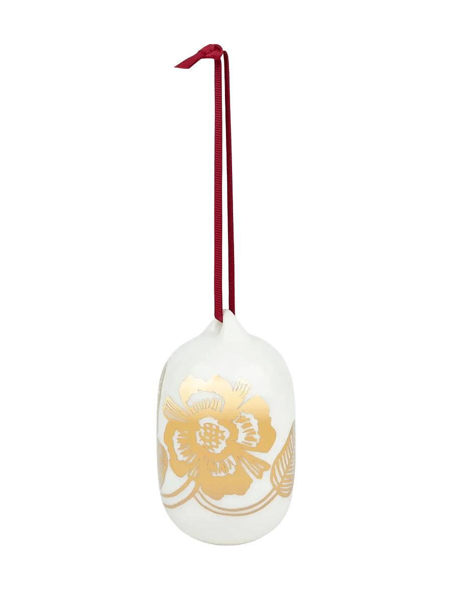 Marimekko Home - TIARA ORNAMENT - white, gold - 0