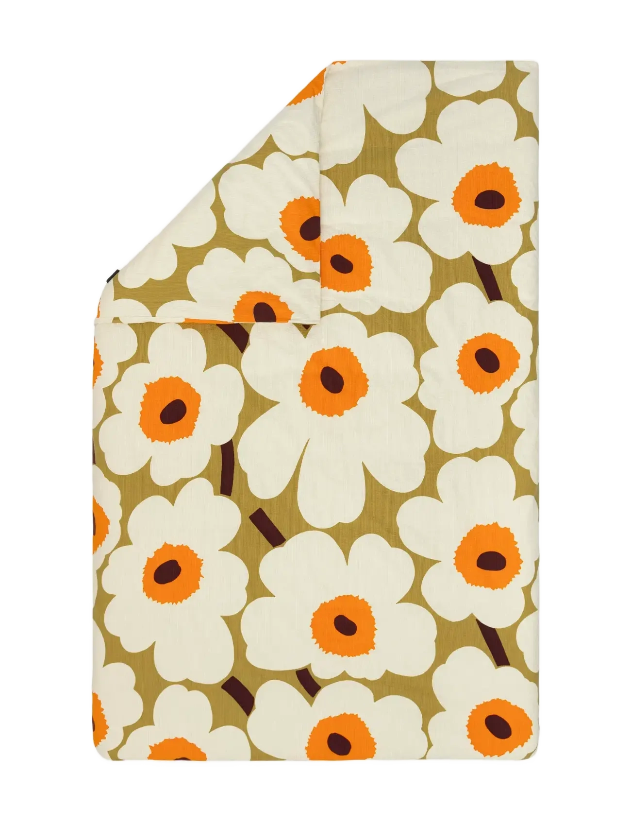 Marimekko Home UNIKKO DC 150X210 - Påslakan - CARAMELL,CREAM,WARM OR / yellow