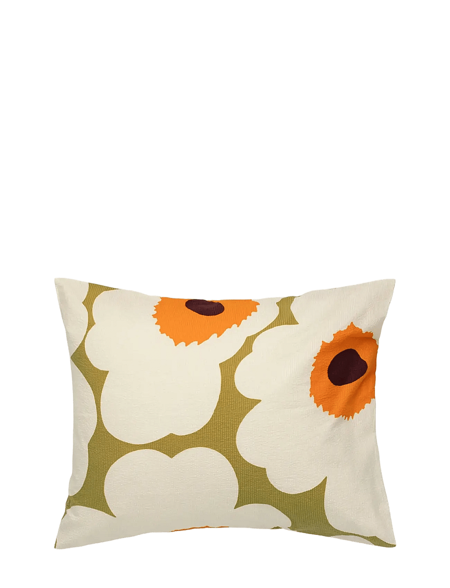 Marimekko Home - UNIKKO PC 50X60 - kissenbezüge - caramel,cream,warm orange - 0