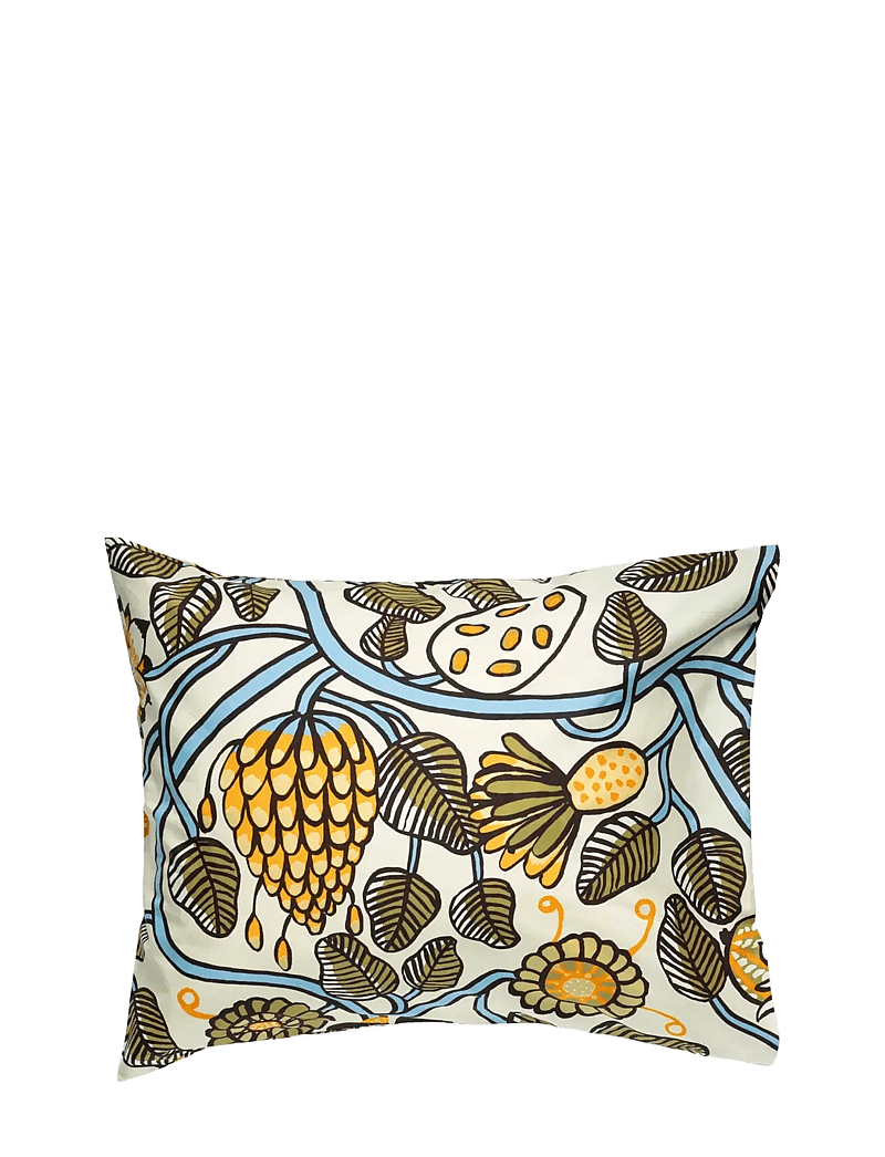 Marimekko Home - TIARA Pillow Case 50X70 CM - pillow cases - sand, sky blue, green - 0