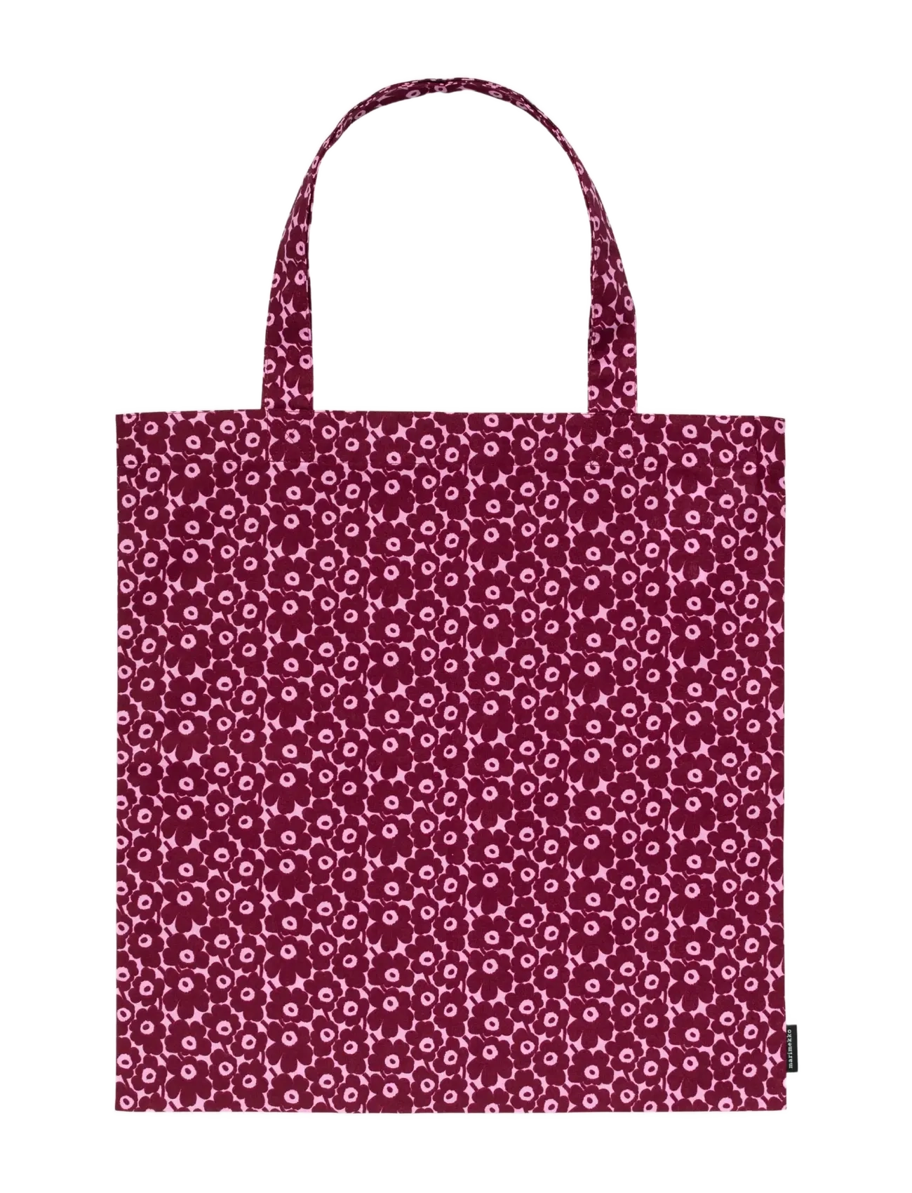 Marimekko Home PIKKUINEN UNIKKO KASSI 44X43CM - Shopper - PINK, DEEP RED / pink/rose