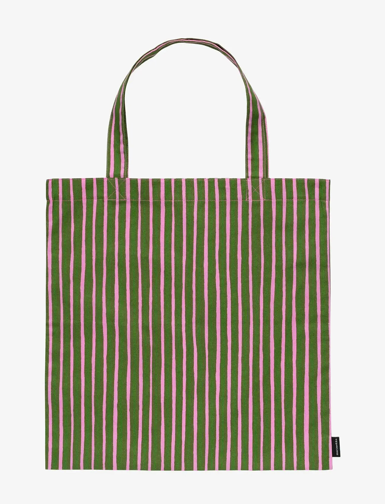 Marimekko Home - PICCOLO BAG 44X43 CM - tote bags - olive green, fuschia - 0