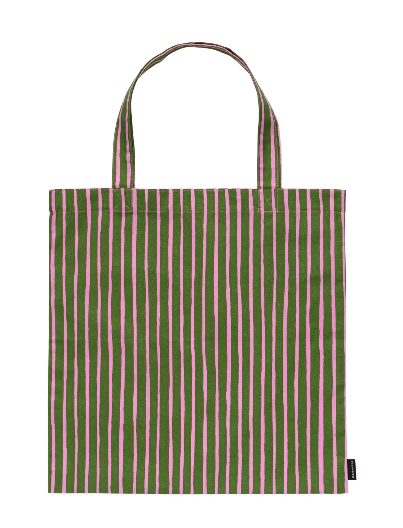 Marimekko Home PICCOLO BAG 44X43 CM - Shopper - OLIVE GREEN, FUSCHIA / multi