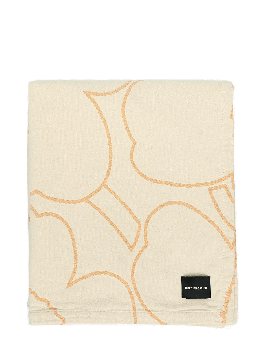 Marimekko Home - PIIRTO UNIKKO BEDSPREAD260X260 - narzutka - off white, peach - 0
