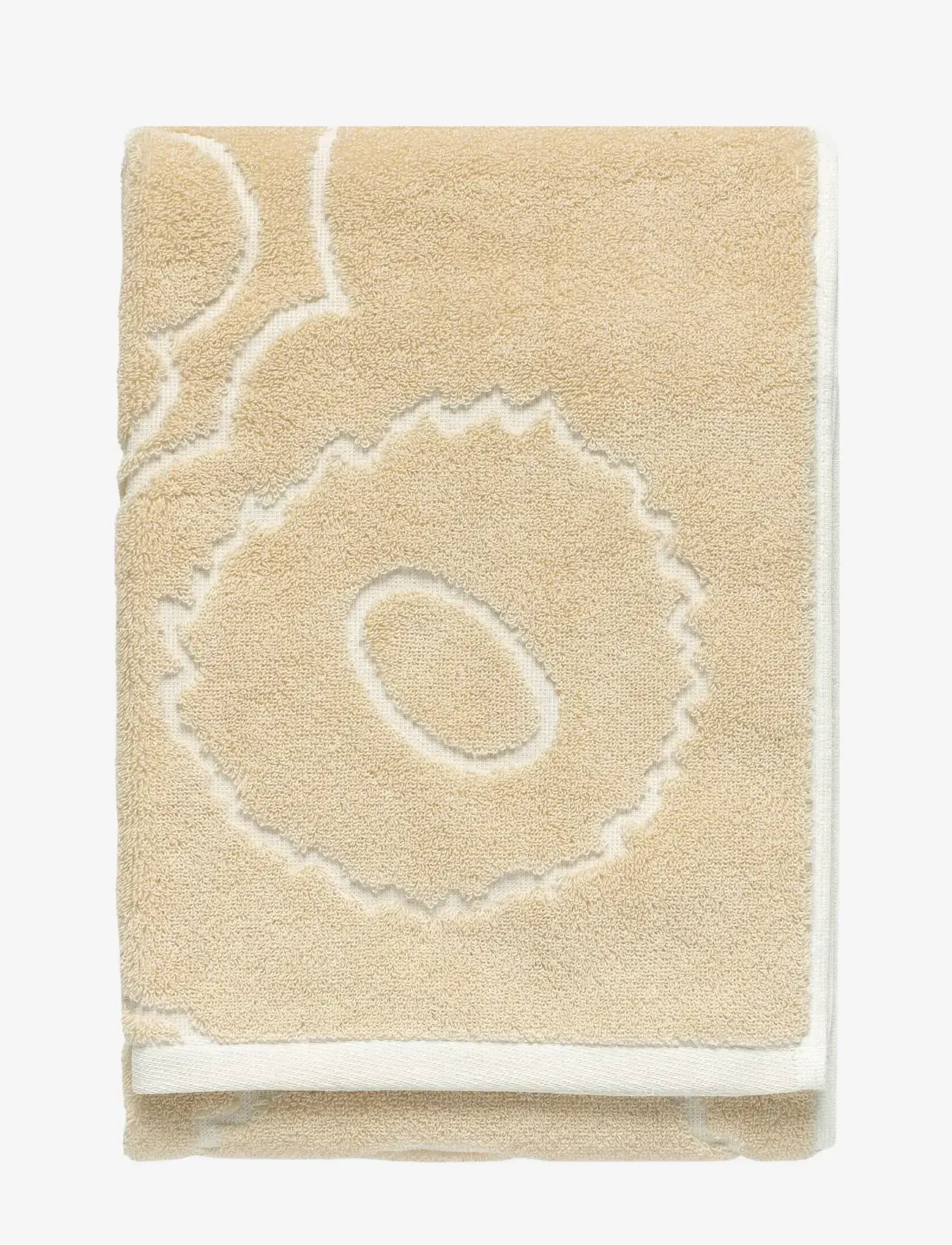 Marimekko Home - PIIRTO UNIKKO HAND TOWEL50X100 - handdukar - straw, off white - 0