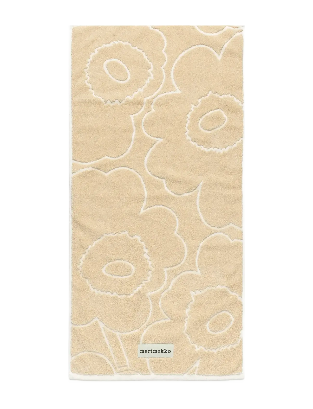 Marimekko Home - PIIRTO UNIKKO HAND TOWEL50X100 - handtücher & badetücher - straw, off white - 1