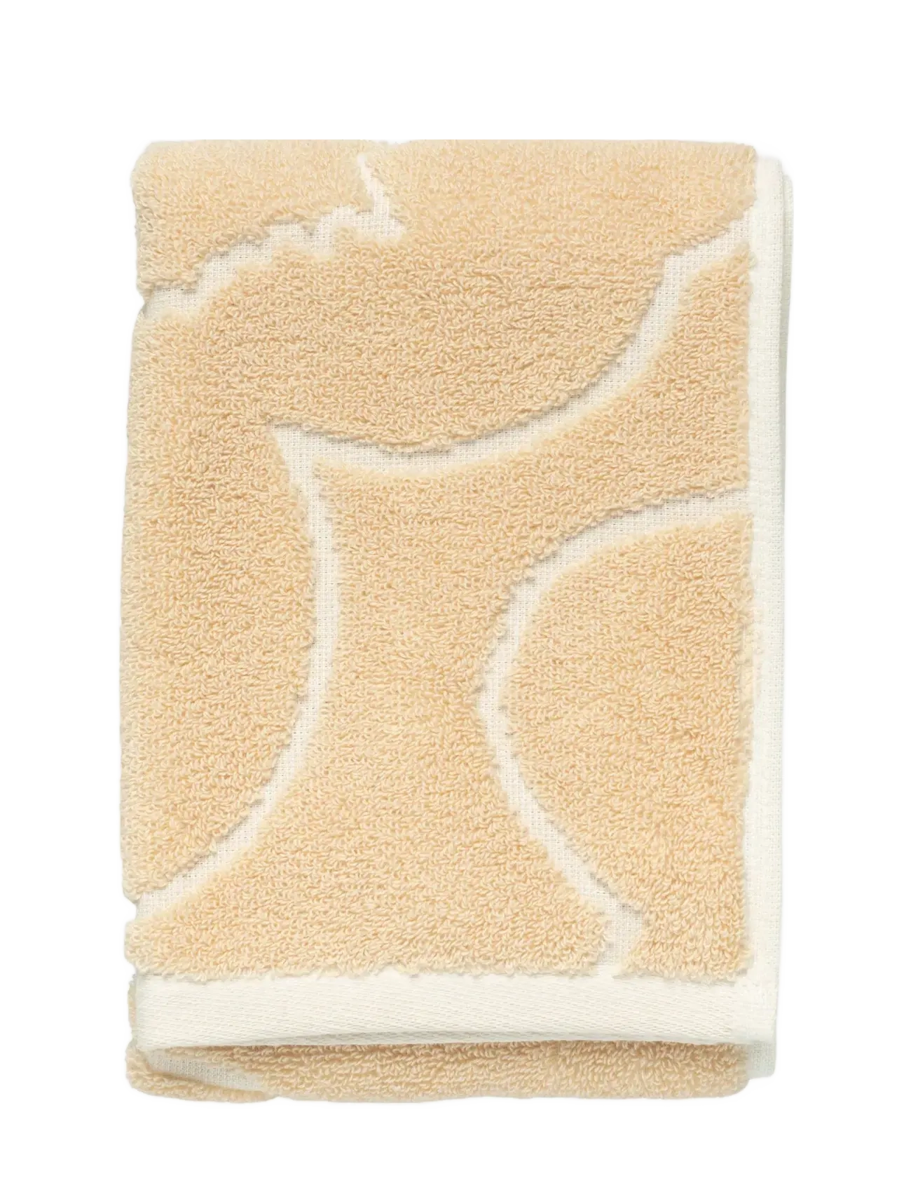 Marimekko Home Piirto Unikko Guest Towel30X50, 30X50 cm, Towels & Bath Towels, Beige - Face Homeware