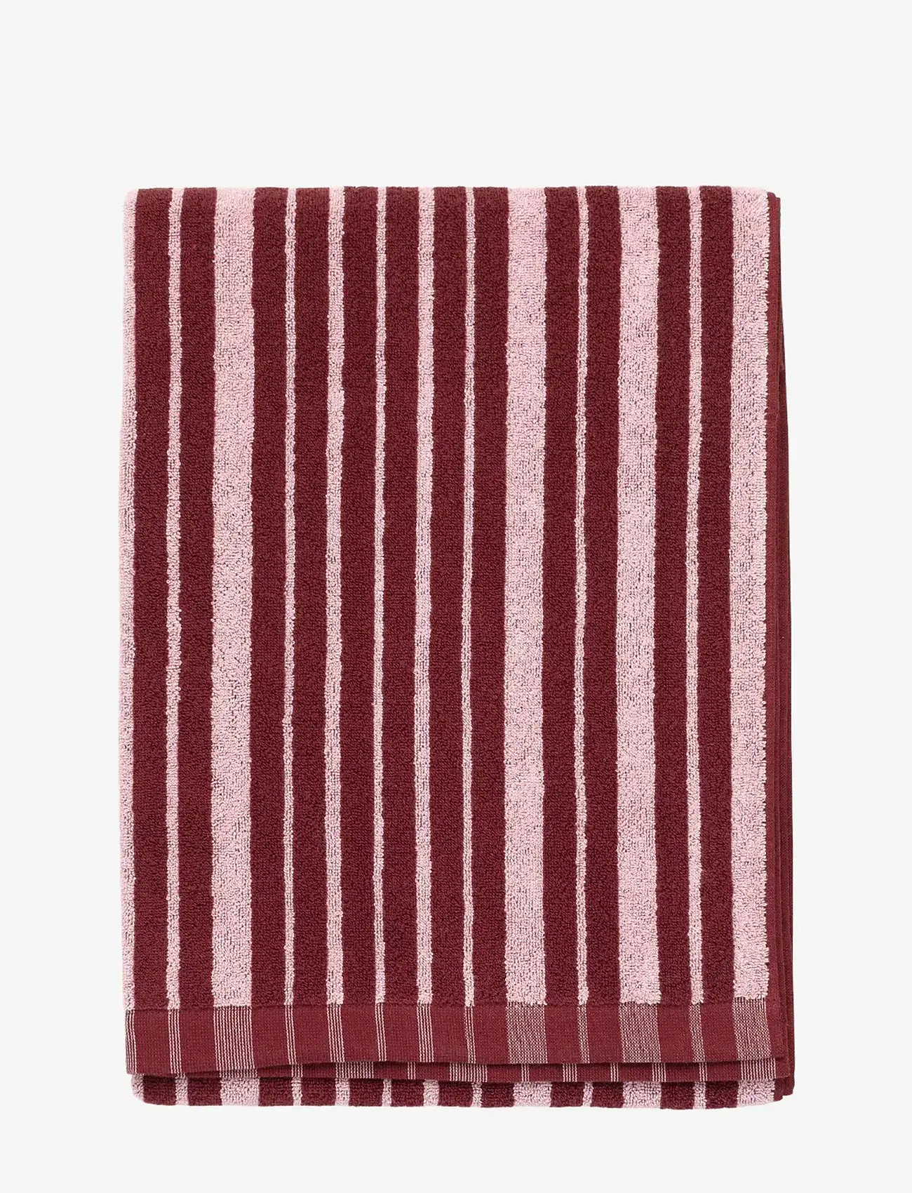 Marimekko Home - RAIDE BATH TOWEL 70X150 CM - burgundy, pink - 1
