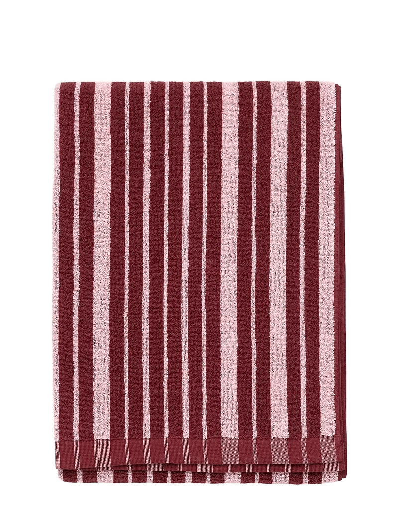 Marimekko Home - RAIDE BATH TOWEL 70X150 CM - badlakens - burgundy, pink - 1