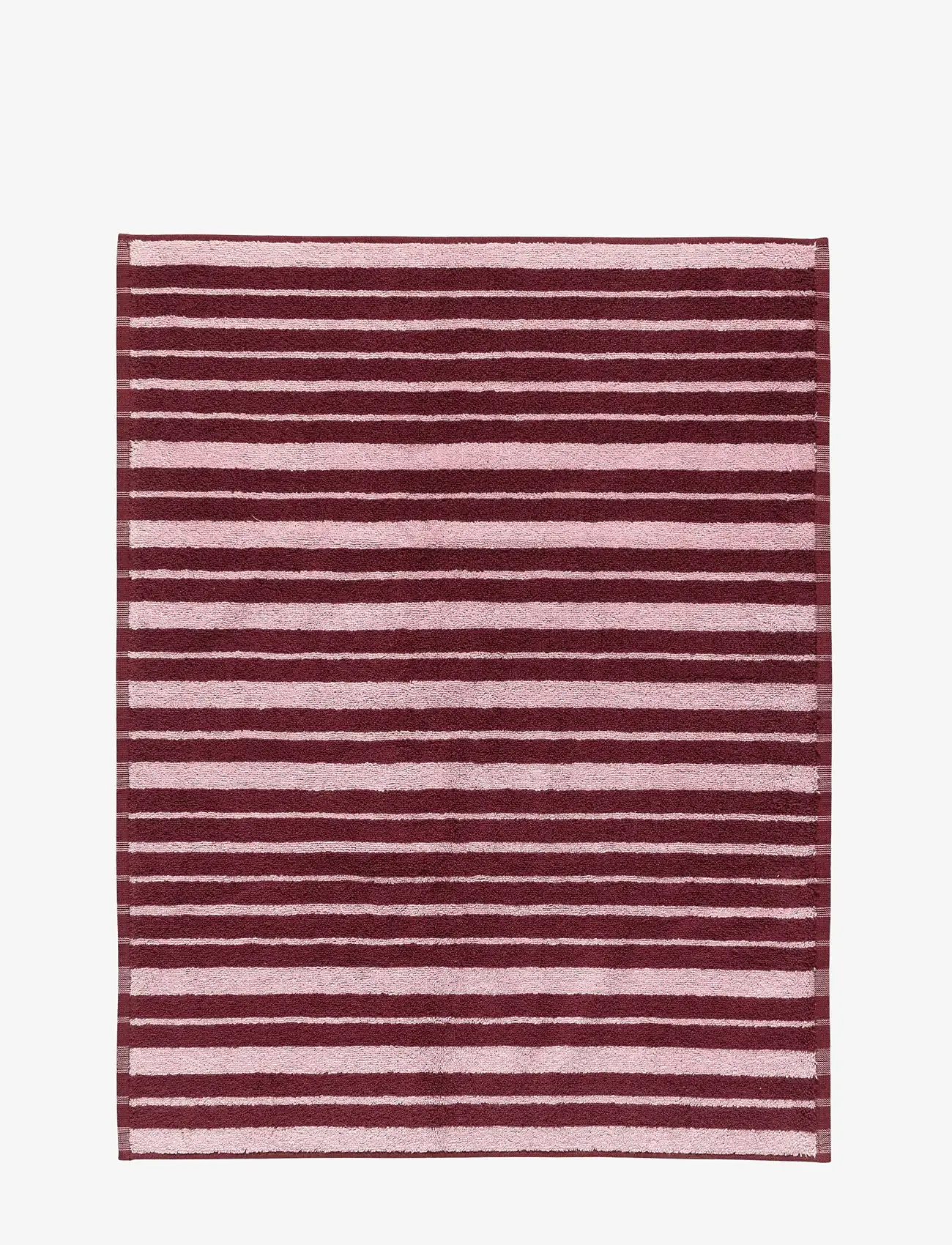 Marimekko Home - RAIDE TERRY BATH MAT - bademåtter - burgundy, pink - 0