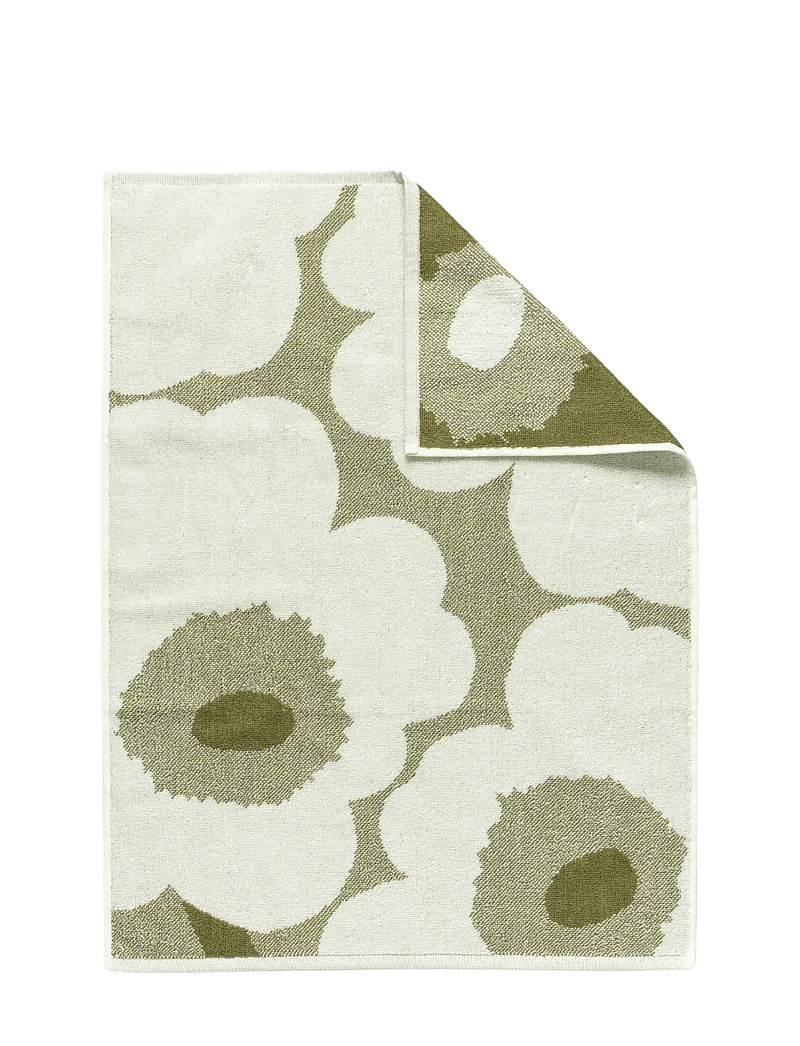 Marimekko Home - UNIKKO HAND TOWEL 50X70 CM - handdukar - green umber, cream - 1