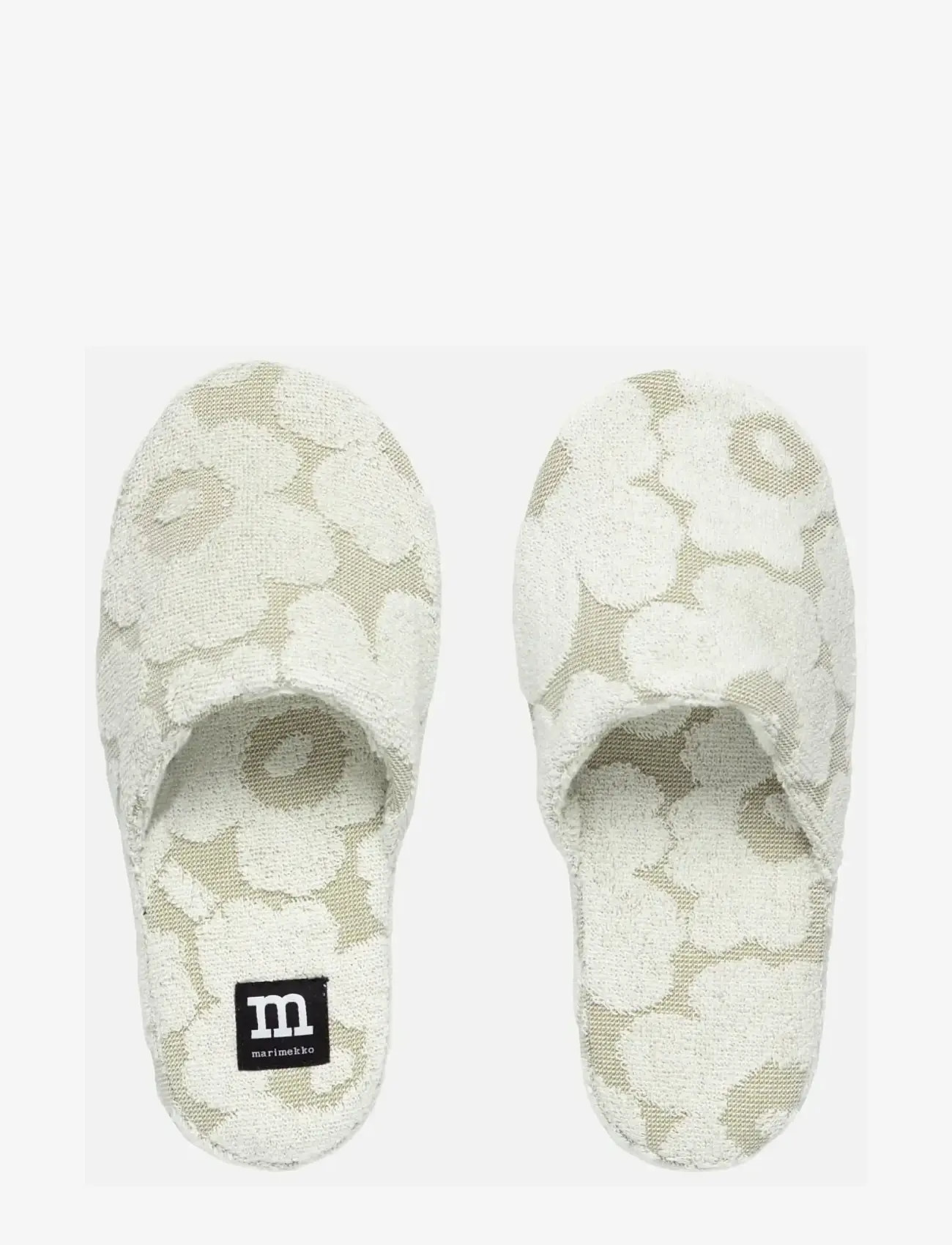 Marimekko Home - MINI UNIKKO SLIPPERS - slippers - green umber, cream - 0