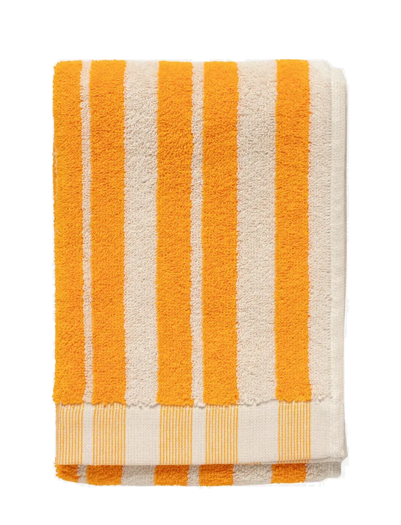 Marimekko Home RAIDE GUEST TOWEL 30X50CM - Badezimmer - SAHRAM YELLOW, CREAM / yellow