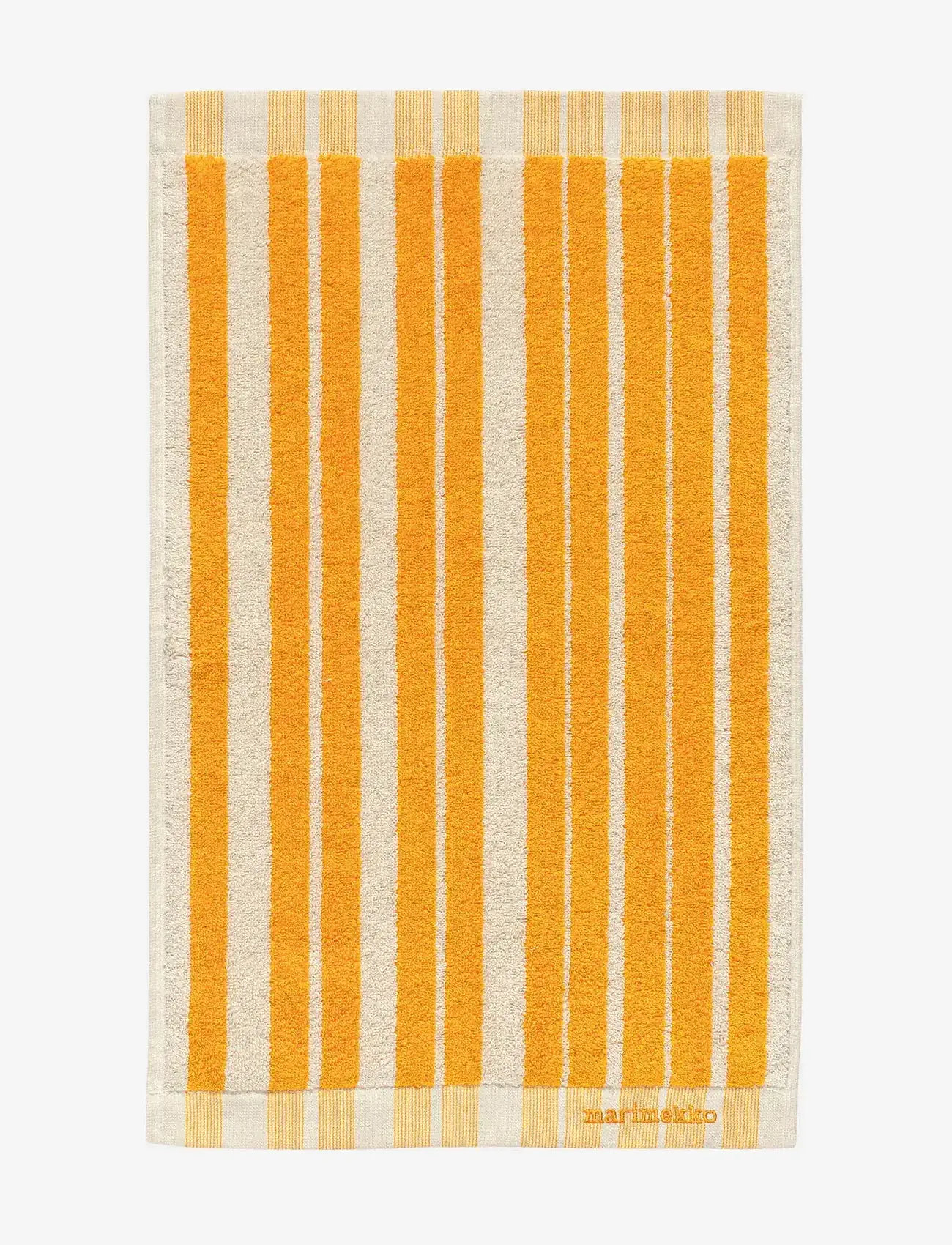 Marimekko Home - RAIDE GUEST TOWEL 30X50CM - svečių rankšluosčiai - sahram yellow, cream - 1