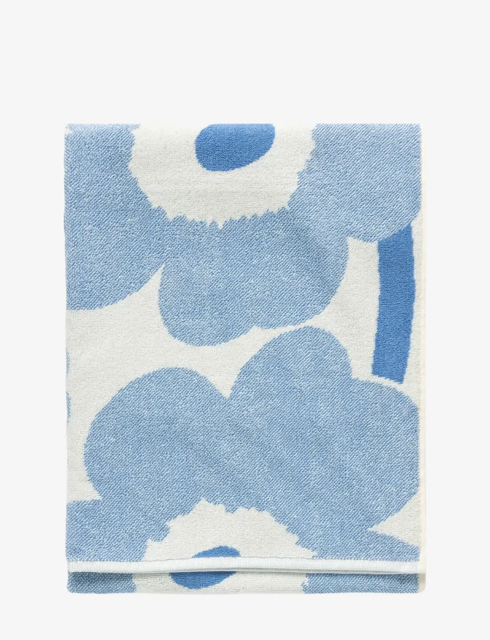 Marimekko Home - UNIKKO BATH TOWEL 70X150 CM - saunalinad - cream, sky blue - 0