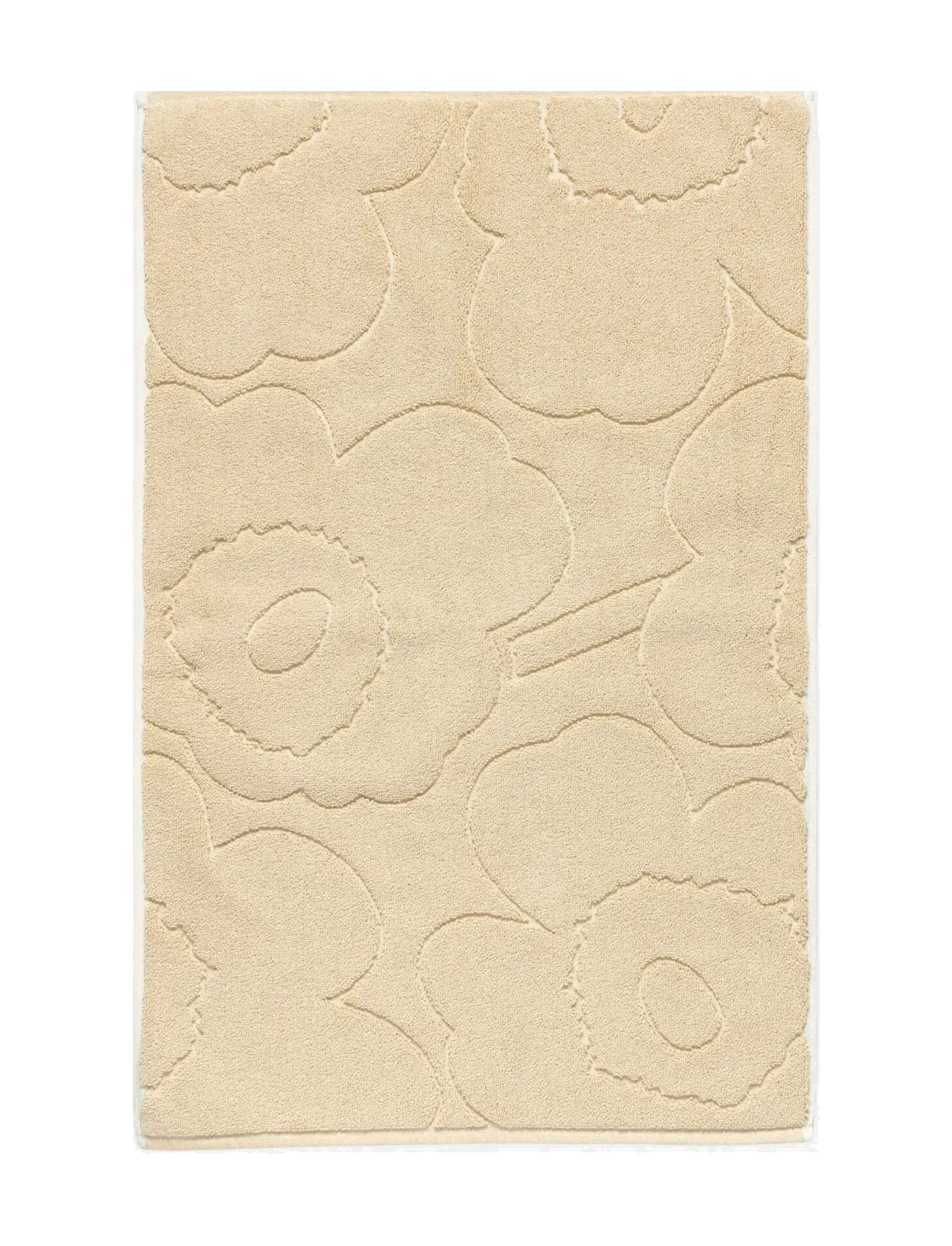 Marimekko Home Piirto Unikko Bathmat 50X80Cm, Bathroom Mats, Creme, Str: 50X80CM