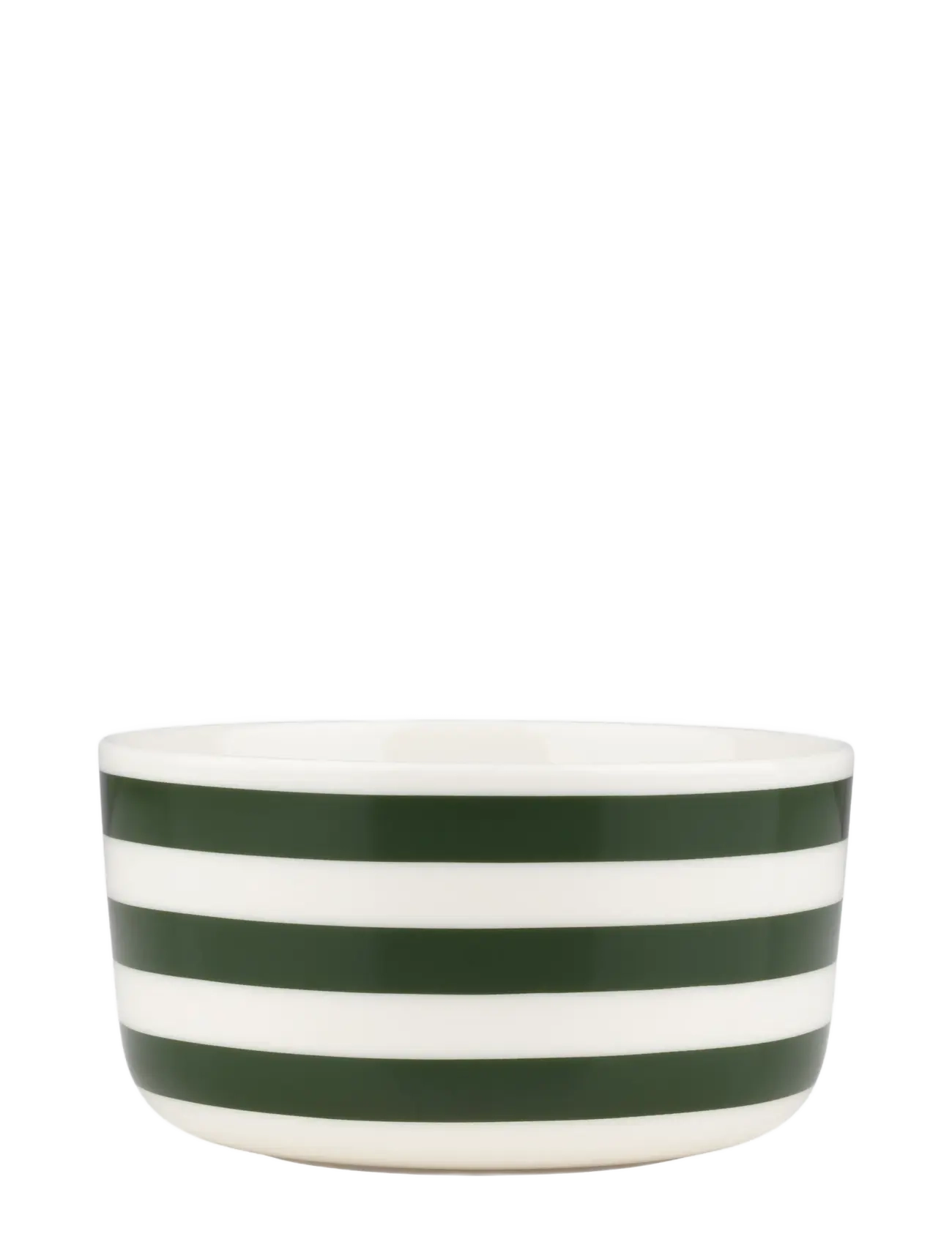 Marimekko Home TASARAITA BOWL 5 DL - Marimekko Home - WHITE, DK.GREEN / green