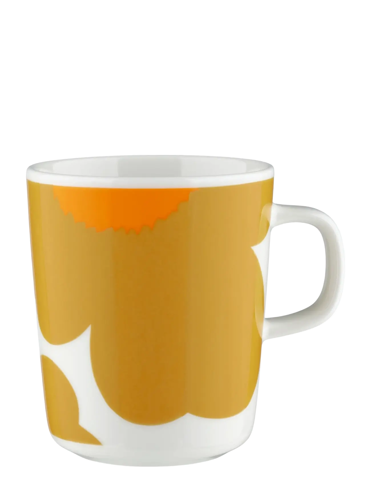 Marimekko Home - UNIKKO MUG 2,5 DL 2 PCS - kafijas krūzes - white, caramel, warm orange - 1