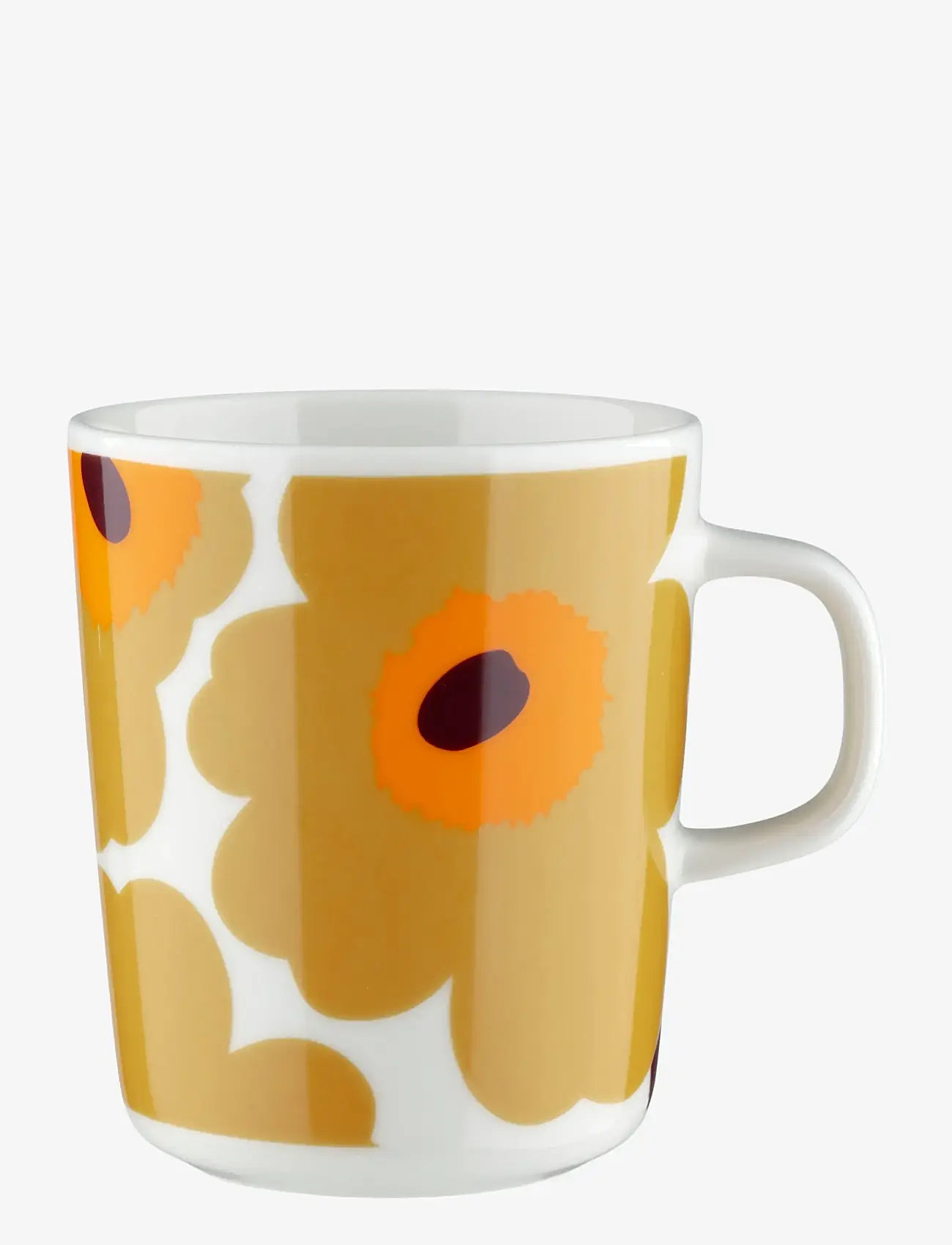 Marimekko Home - UNIKKO MUG 2,5 DL 2 PCS - coffee cups - white, caramel, warm orange - 2