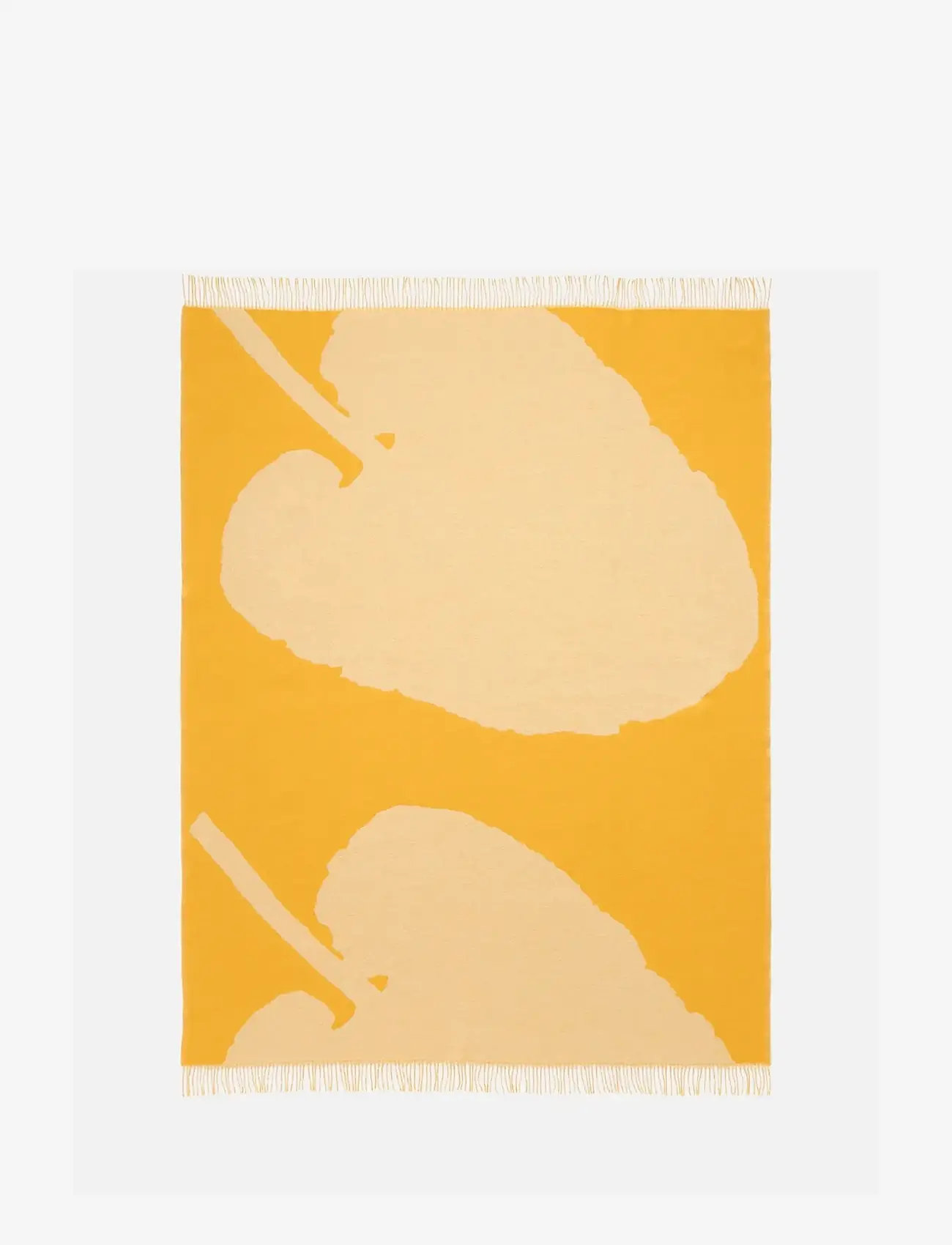 Marimekko Home - RWS VALKEA YÖ THROW 140X170CM - outdoor textiles - caramel, cream, warm orange - 0