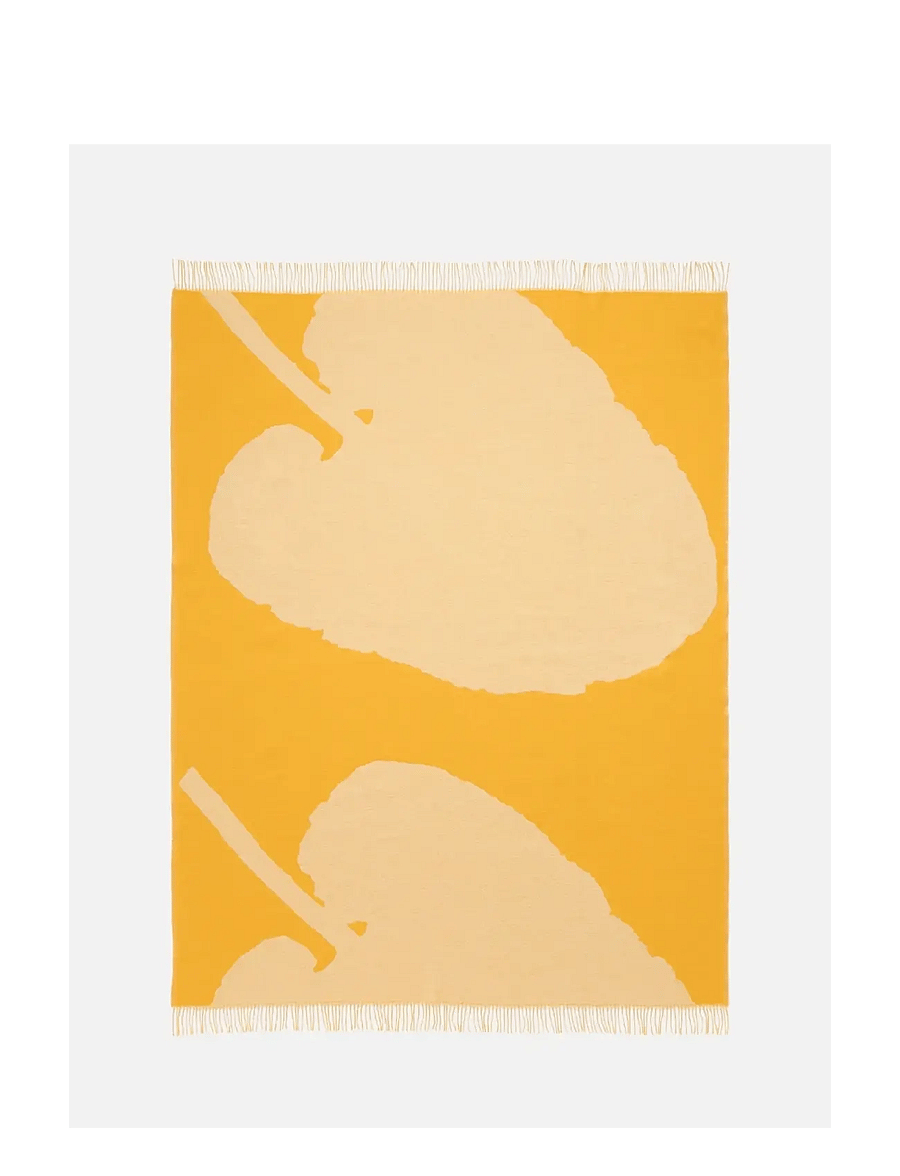 Marimekko Home - RWS VALKEA YÖ THROW 140X170CM - pledi un segas - caramel, cream, warm orange - 0