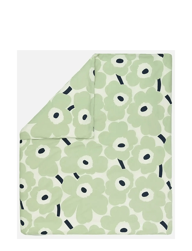 Marimekko Home - UNIKKO DC 240X220 CM - dynebetræk - off white, sage, dk.blue - 0