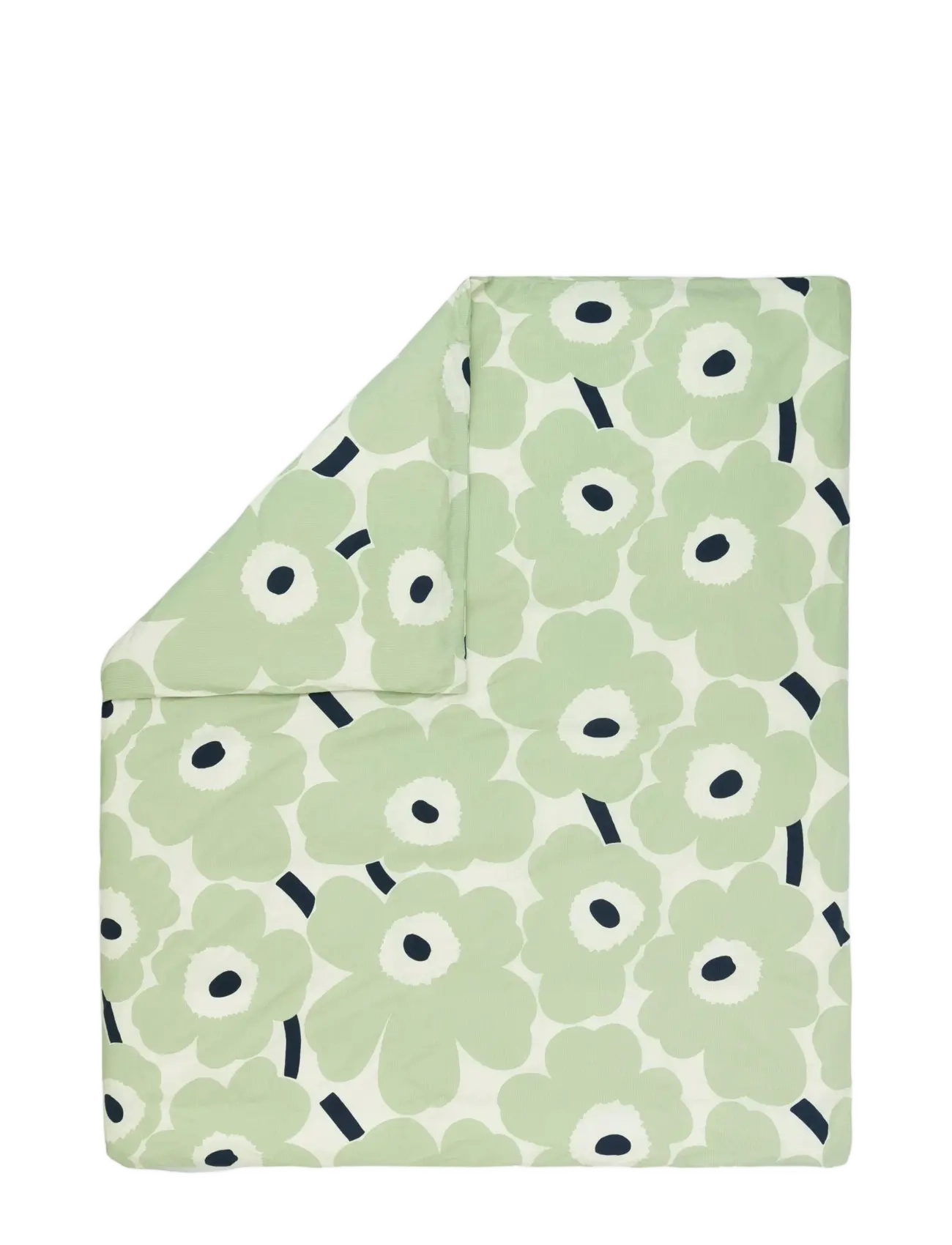 Marimekko Home UNIKKO DC 220X240 CM - Nyheter - OFF WHITE, SAGE, DK.BLUE / green
