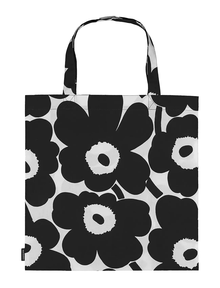 Marimekko Home - PIENI UNIKKO BAG 44X43CM - tote bags - white,black - 0