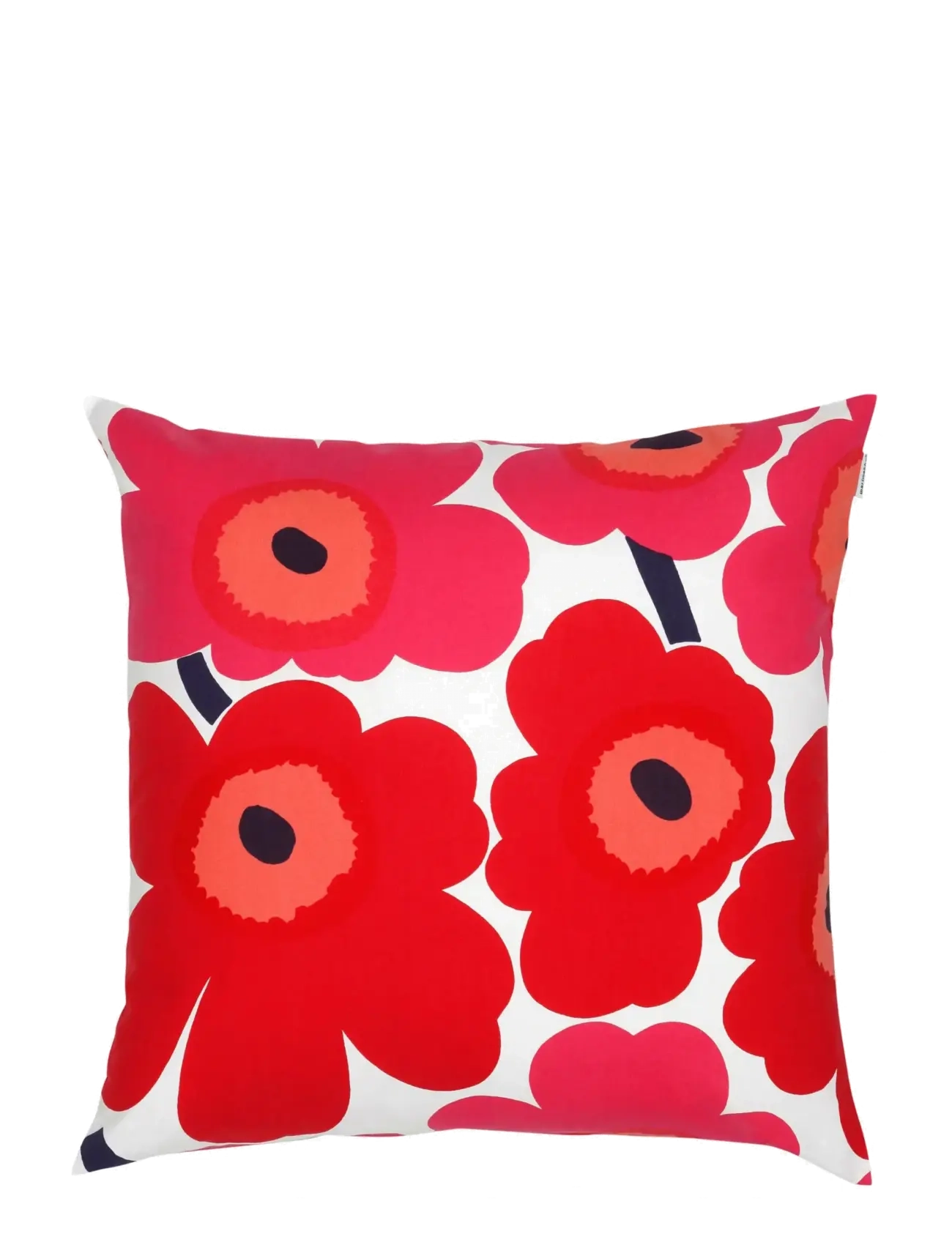 Marimekko Home Pieni Unikko Pillow.c 50X50Cm, 50X50 cm, Bedtextiles, Rot - Pillow Cases, Homeware