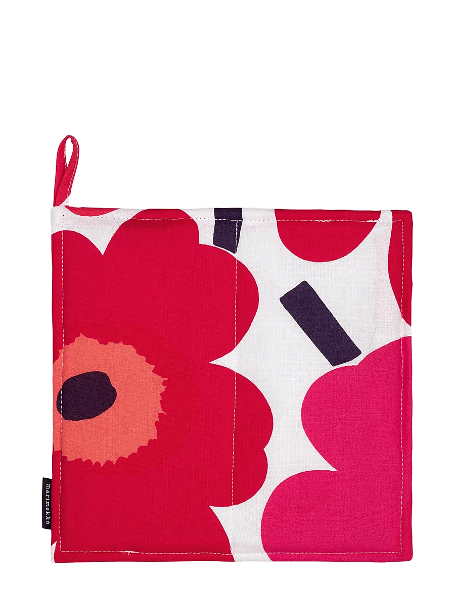 Marimekko Home - PIENI UNIKKO KETTLE HOLDER - ofenhandschuhe & topflappen - white, red - 0
