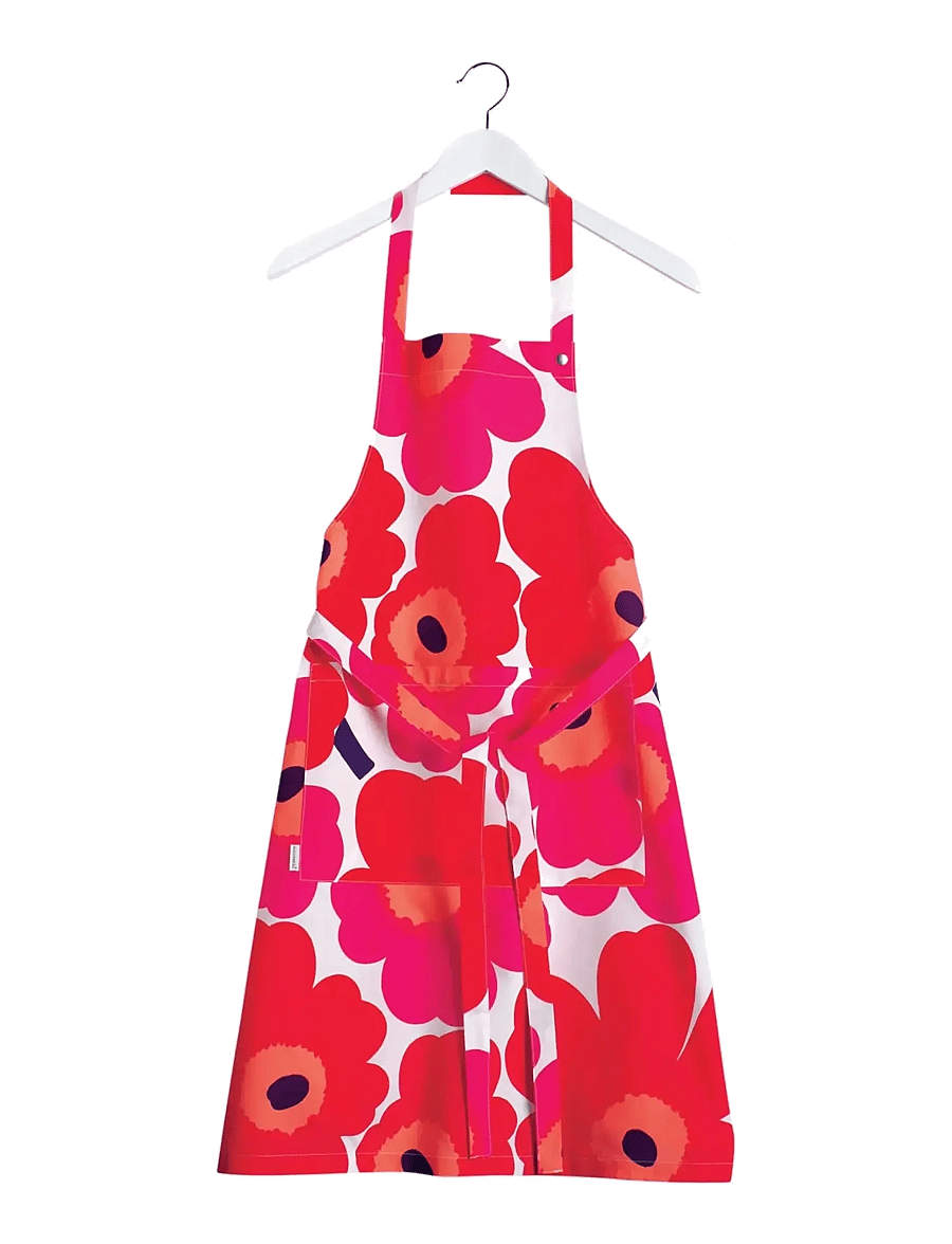 Marimekko Home - PIENI UNIKKO APRON - prijuostės - white, red - 0