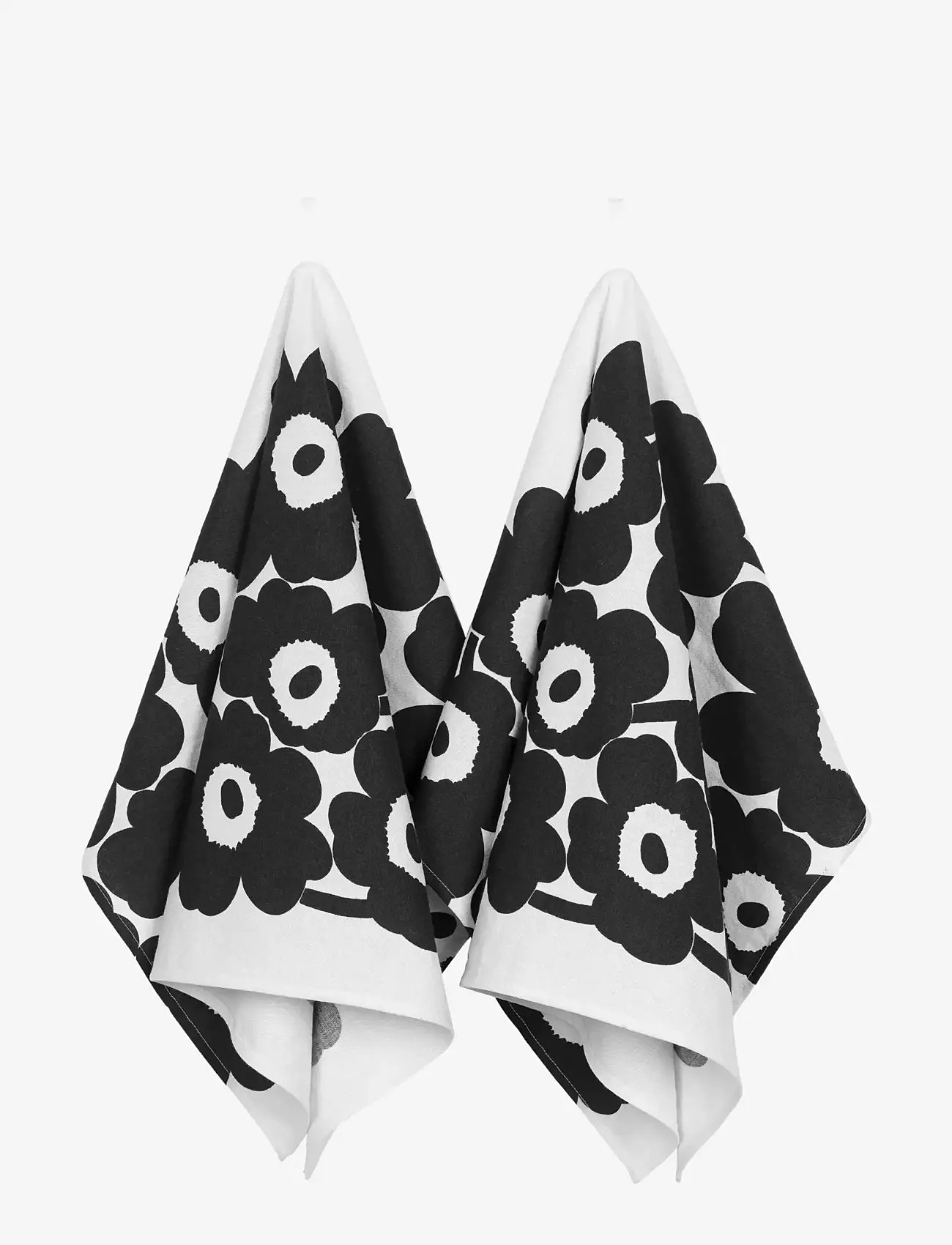 Marimekko Home - UNIKKO TEA TOWELL 2KPL - nach preis einkaufen - white, black - 0