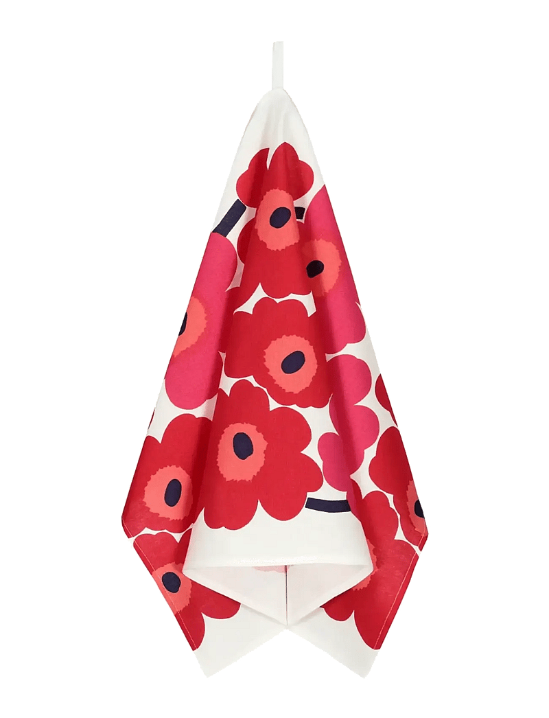 Marimekko Home - UNIKKO TEA TOWELL 2KPL - shop by price - white, red - 0