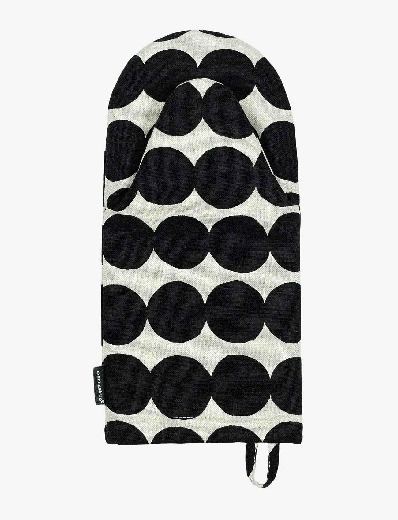 Marimekko Home - RÄSYMATTO OVEN MITTEN - grytlappar & grytvantar - cotton, black - 0