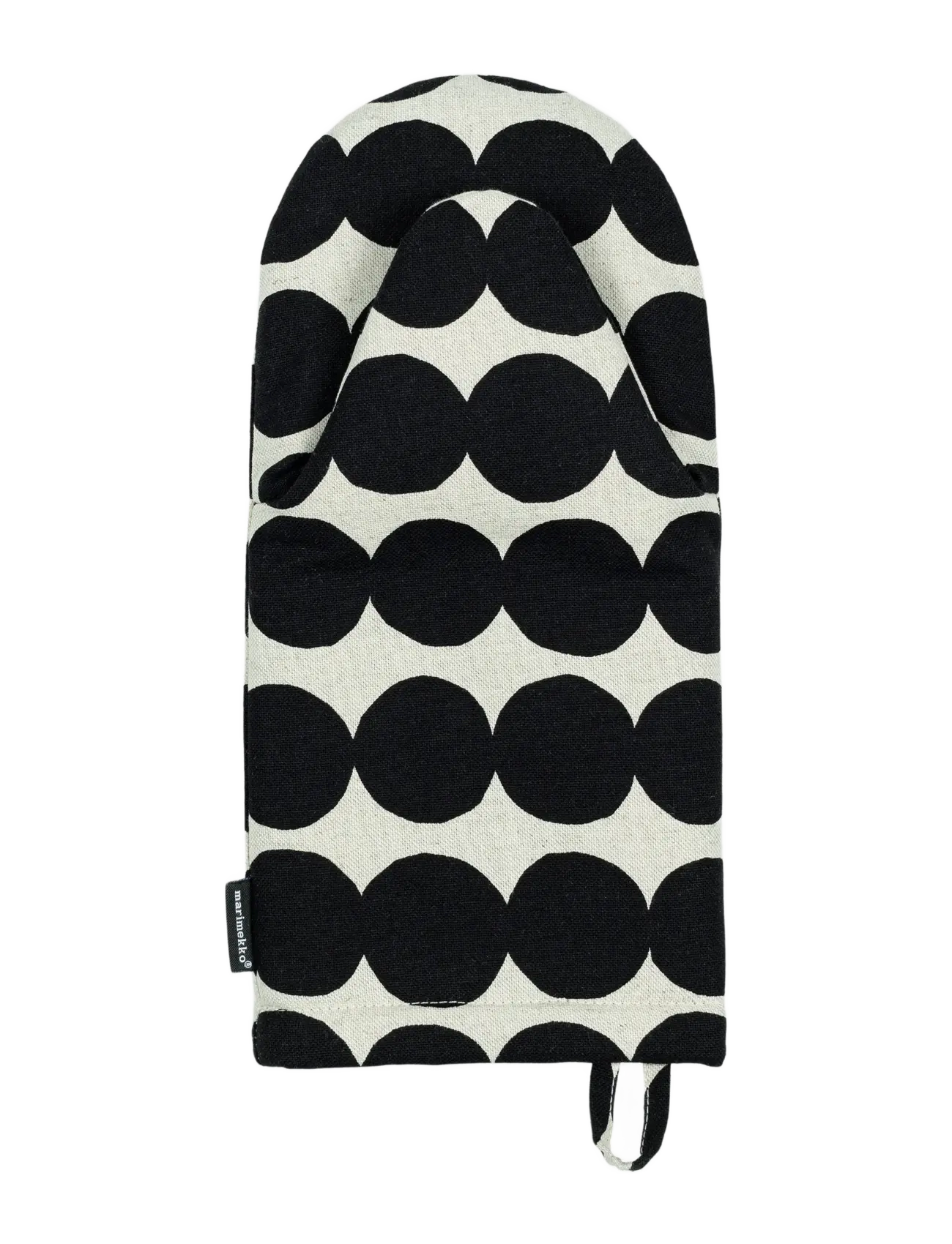 Marimekko Home RÄSYMATTO OVEN MITTEN - Kökstextilier - COTTON, BLACK / black