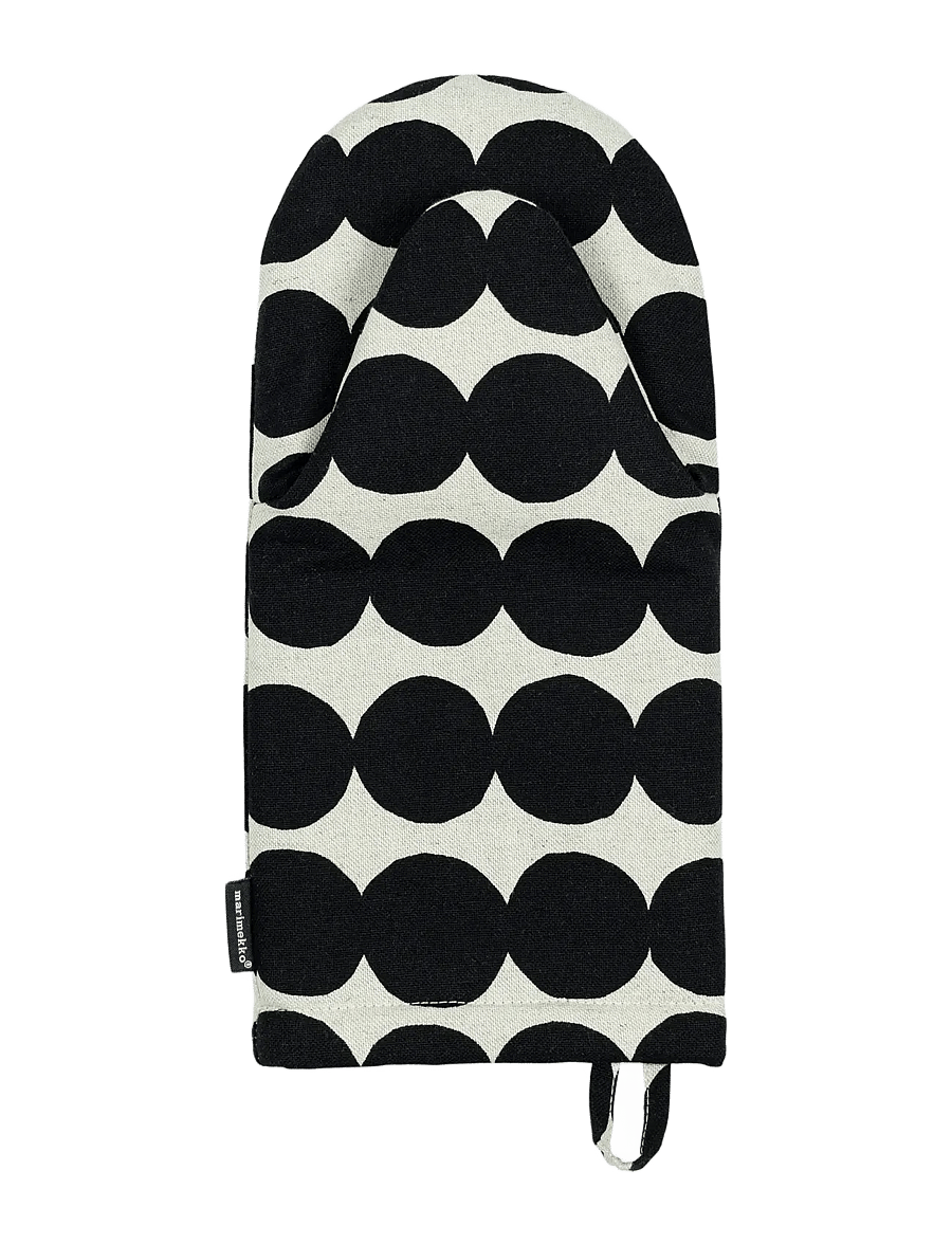Marimekko Home - RÄSYMATTO OVEN MITTEN - ahjukindad, pajalapid ja potihoidjad - cotton, black - 0